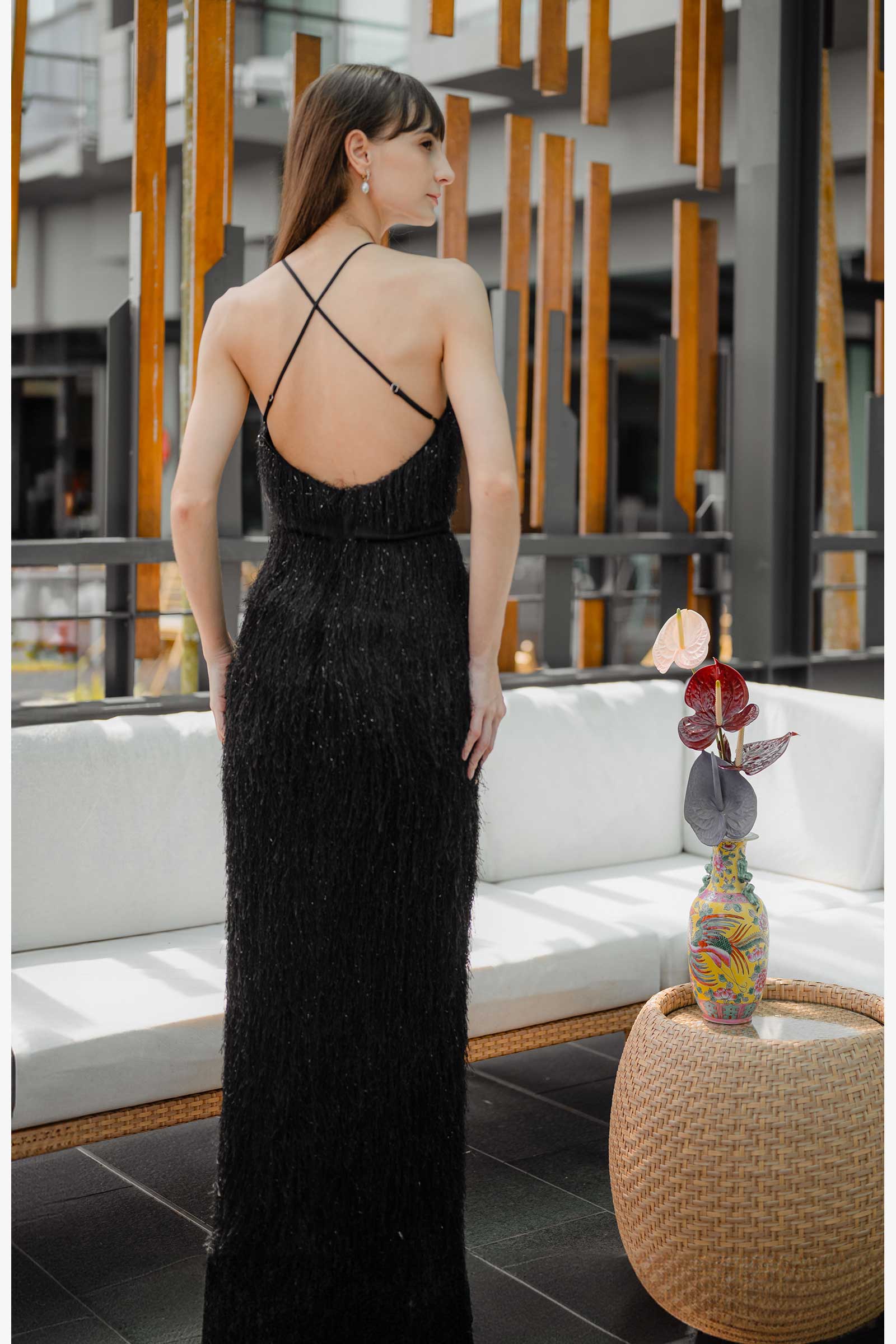 Dailey Gown (Black) - Image 9