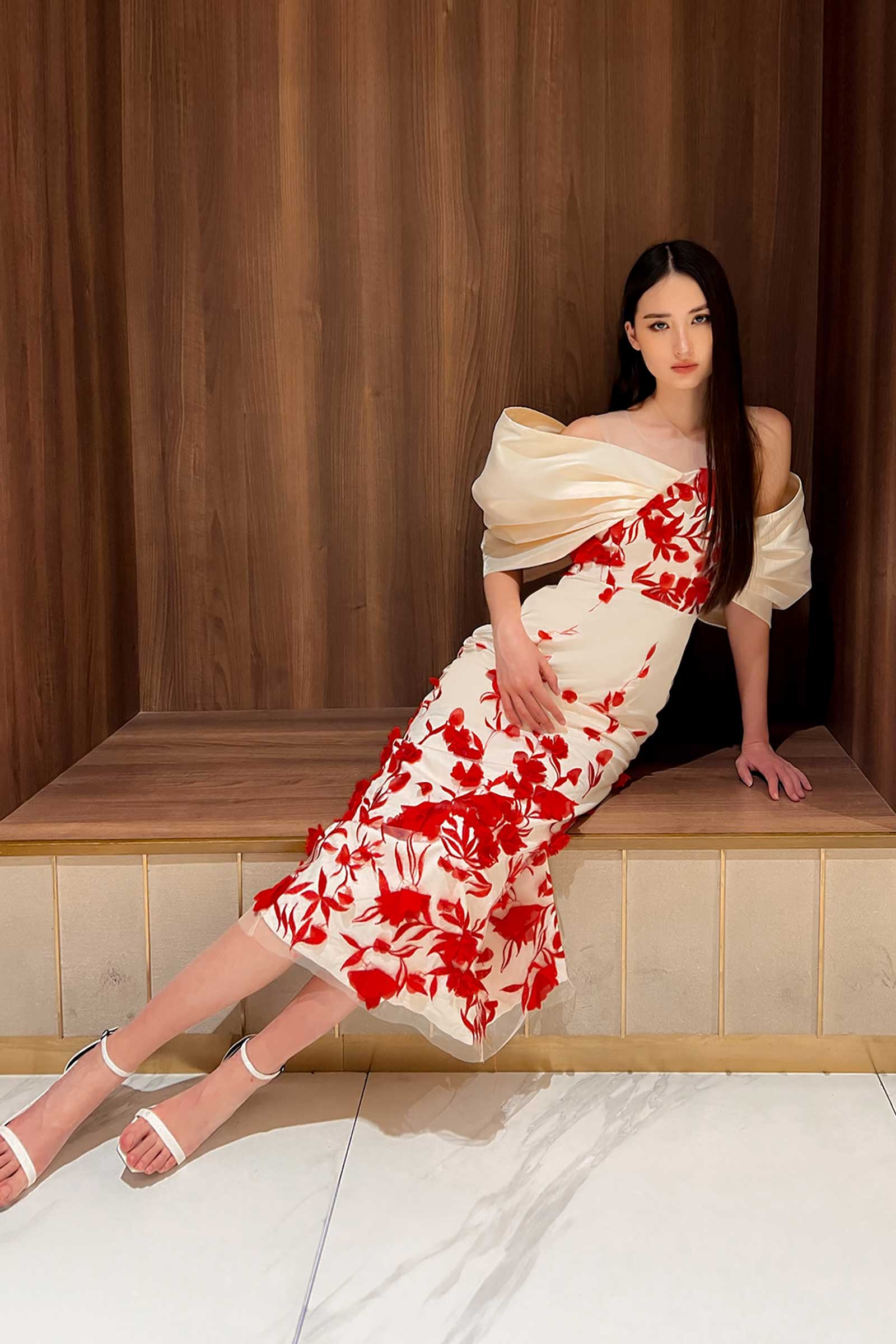 Kirei Dress (Cream) - Image 2