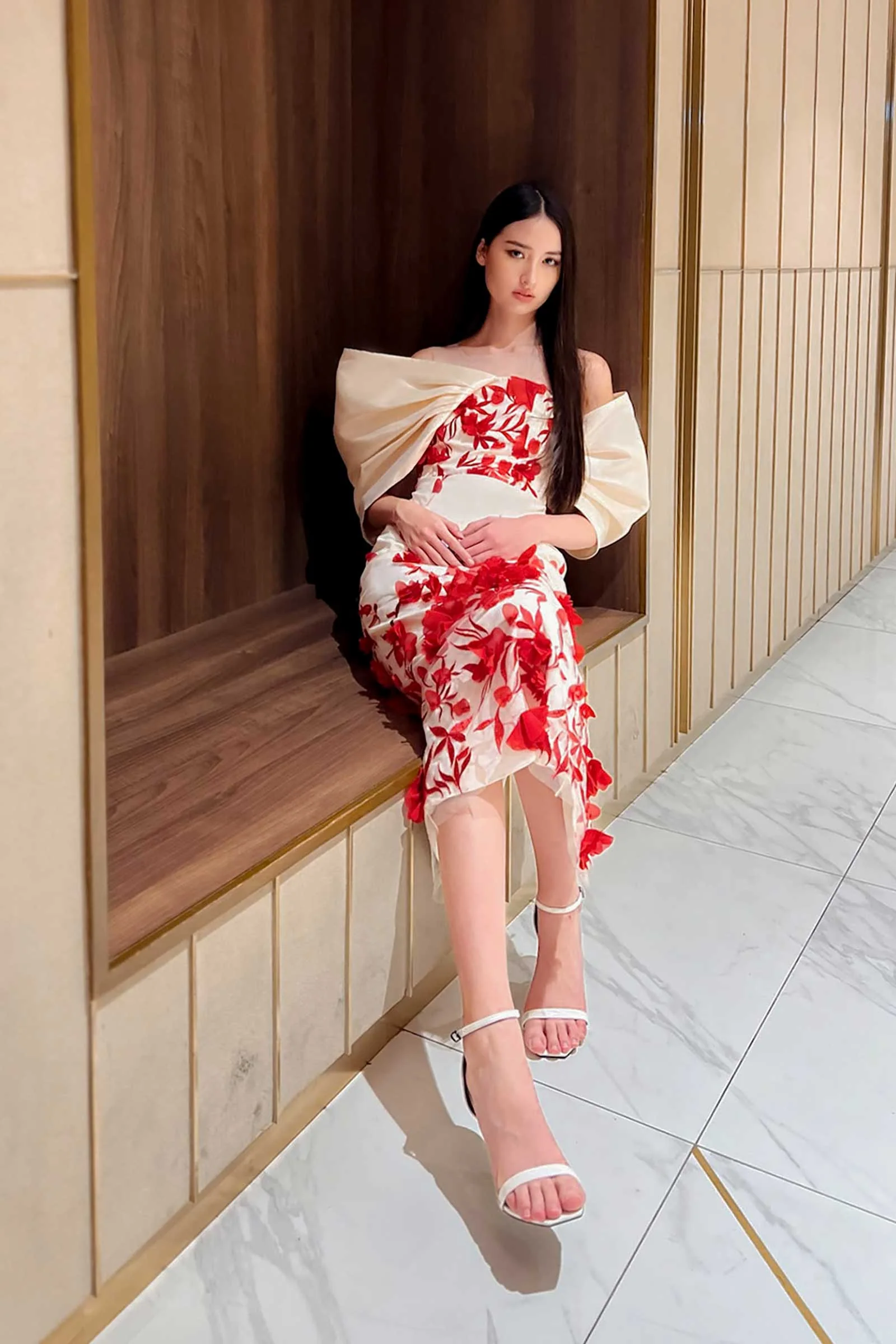 Kirei Dress (Cream) - Image 5