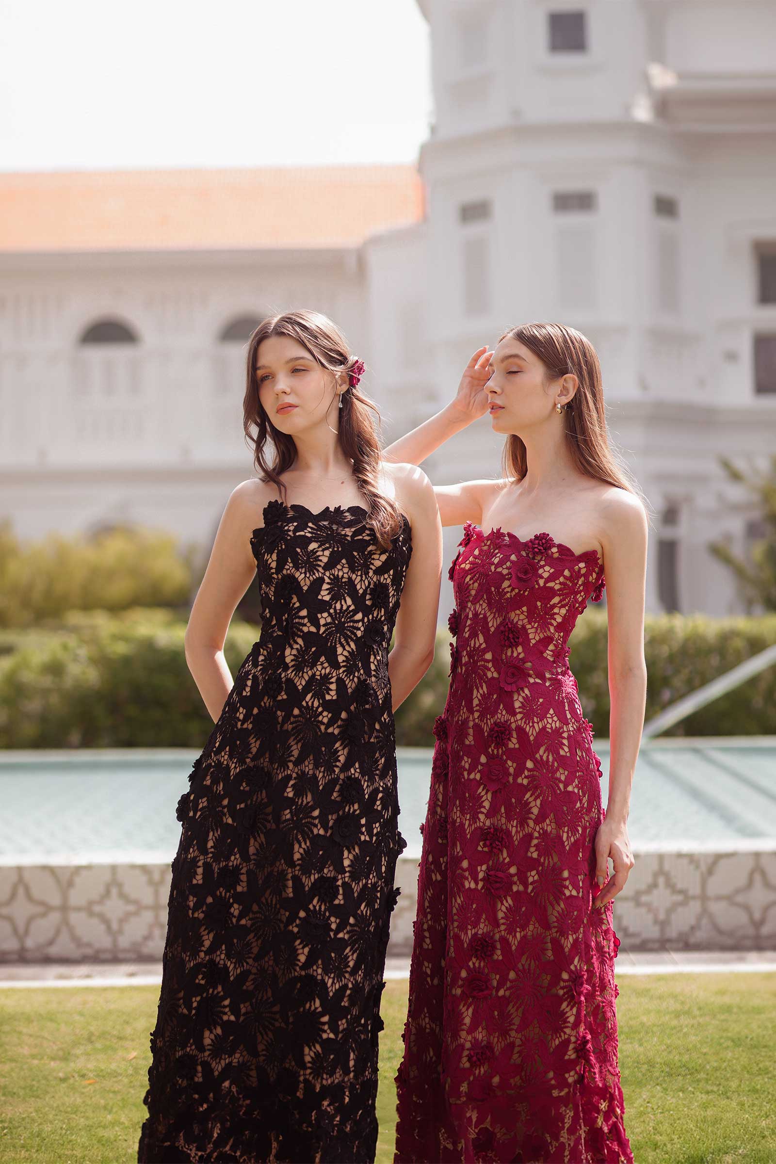 Dovissa Gown (Red) - Image 11