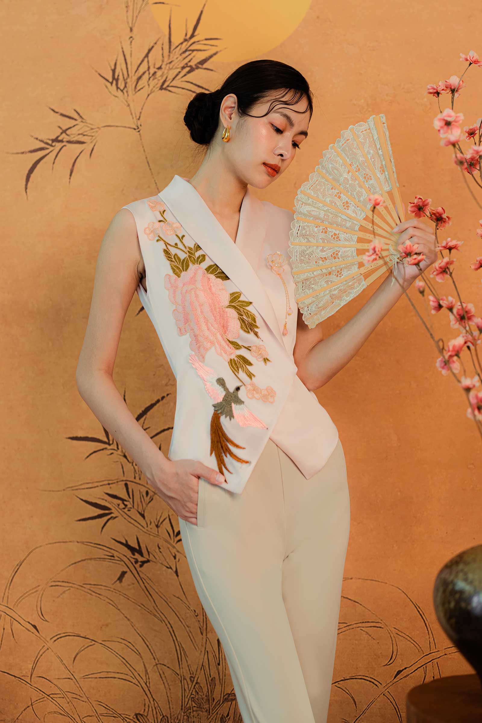 Xin Xue Jumpsuit (Pink) - Image 11