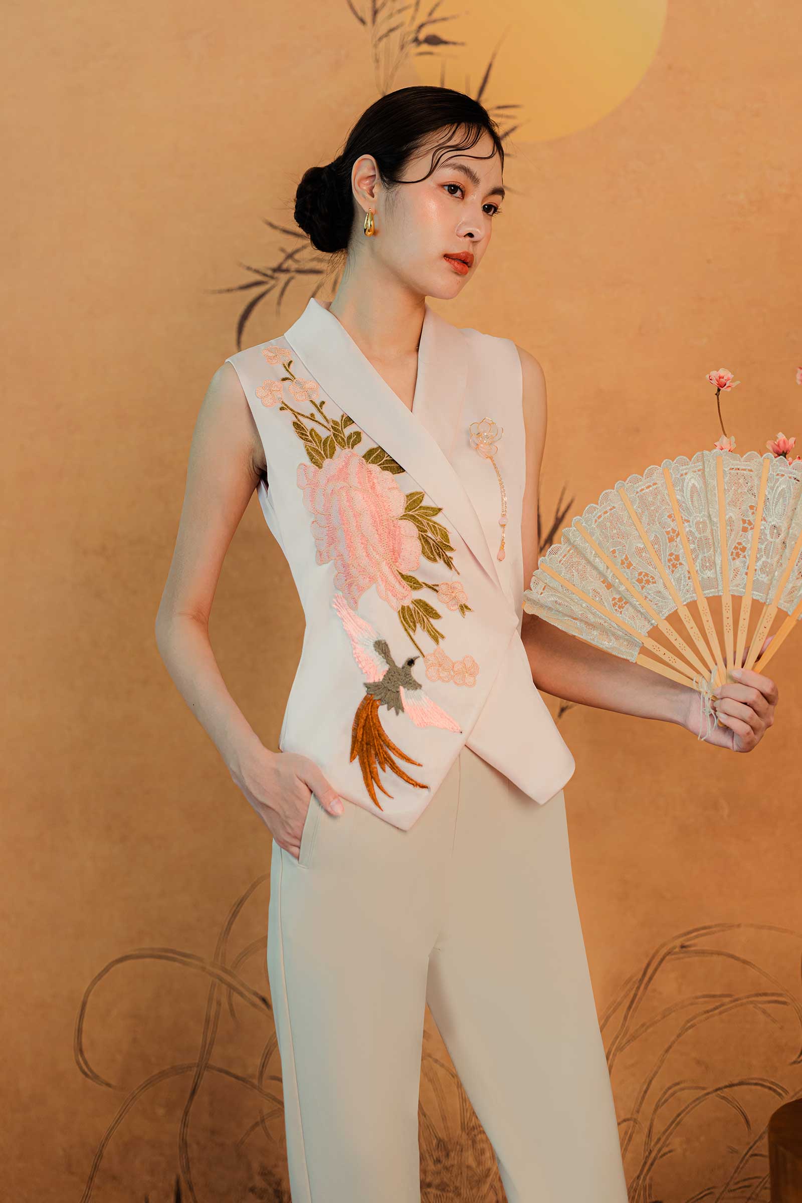 Xin Xue Jumpsuit (Pink) - Image 12