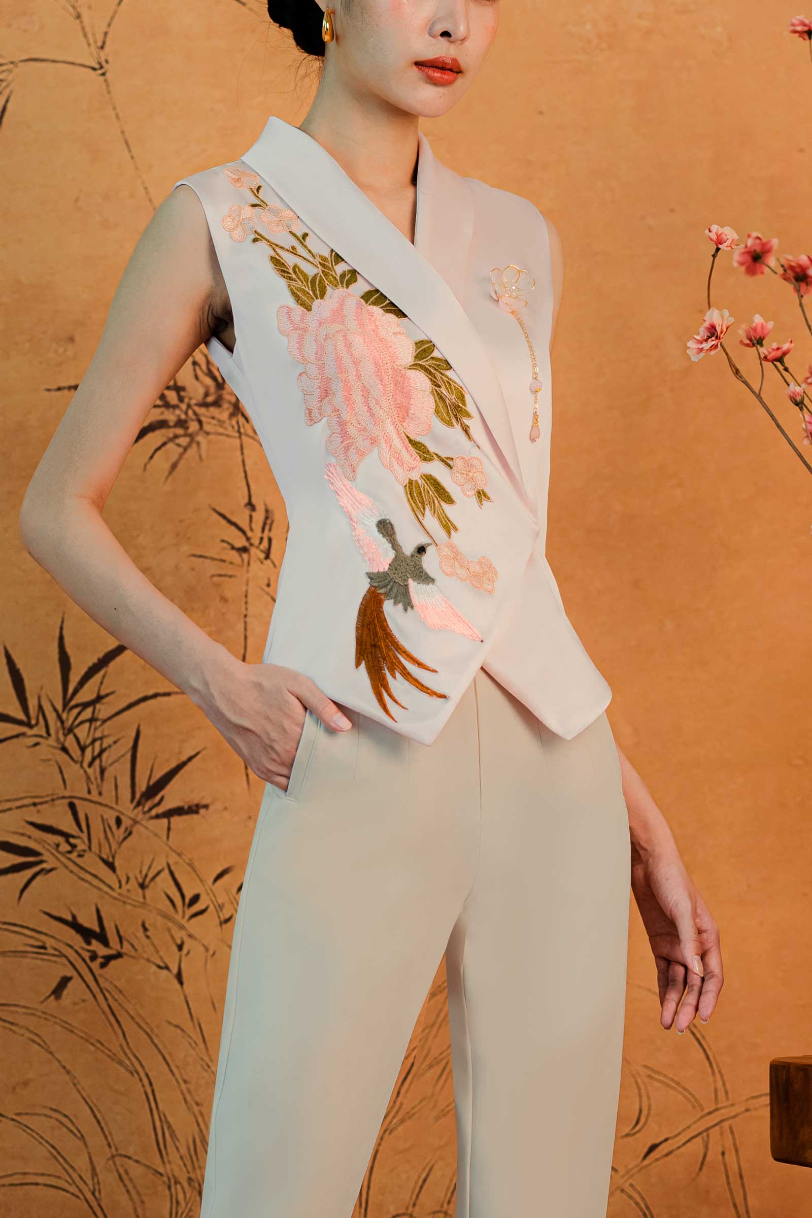 Xin Xue Jumpsuit (Pink) - Image 13