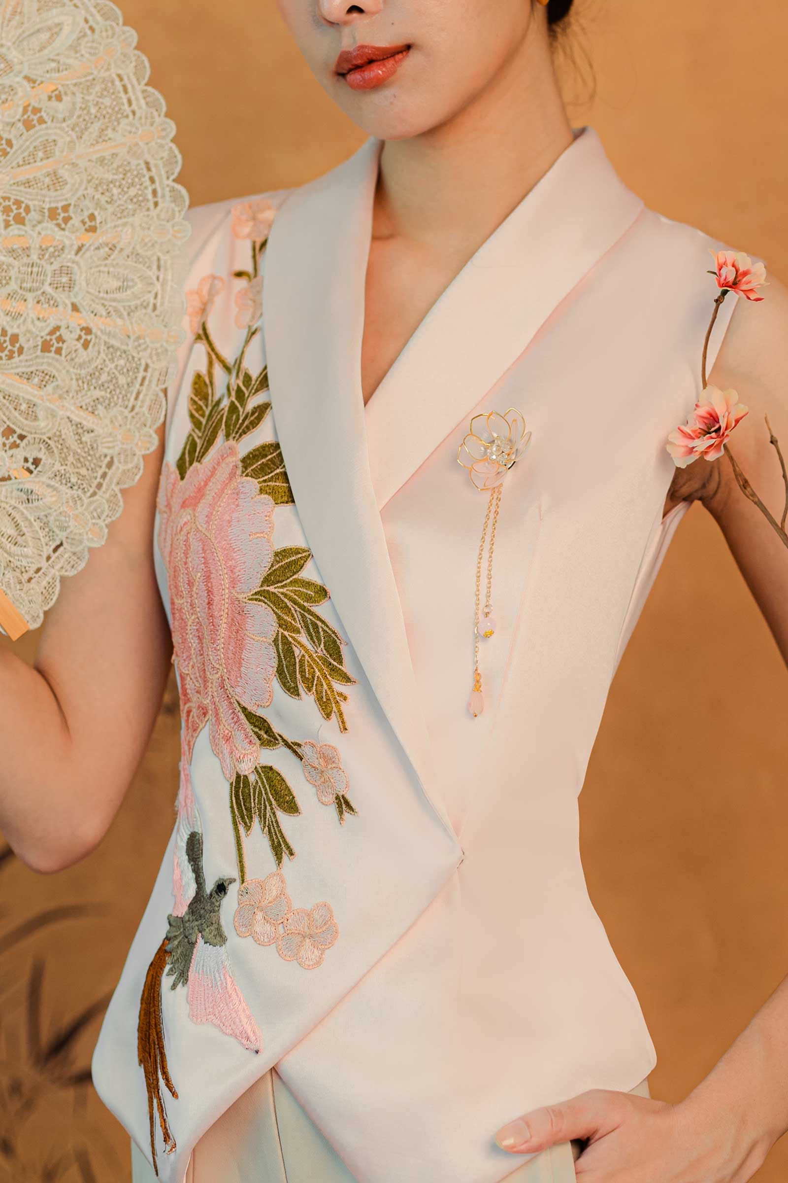 Xin Xue Jumpsuit (Pink) - Image 9