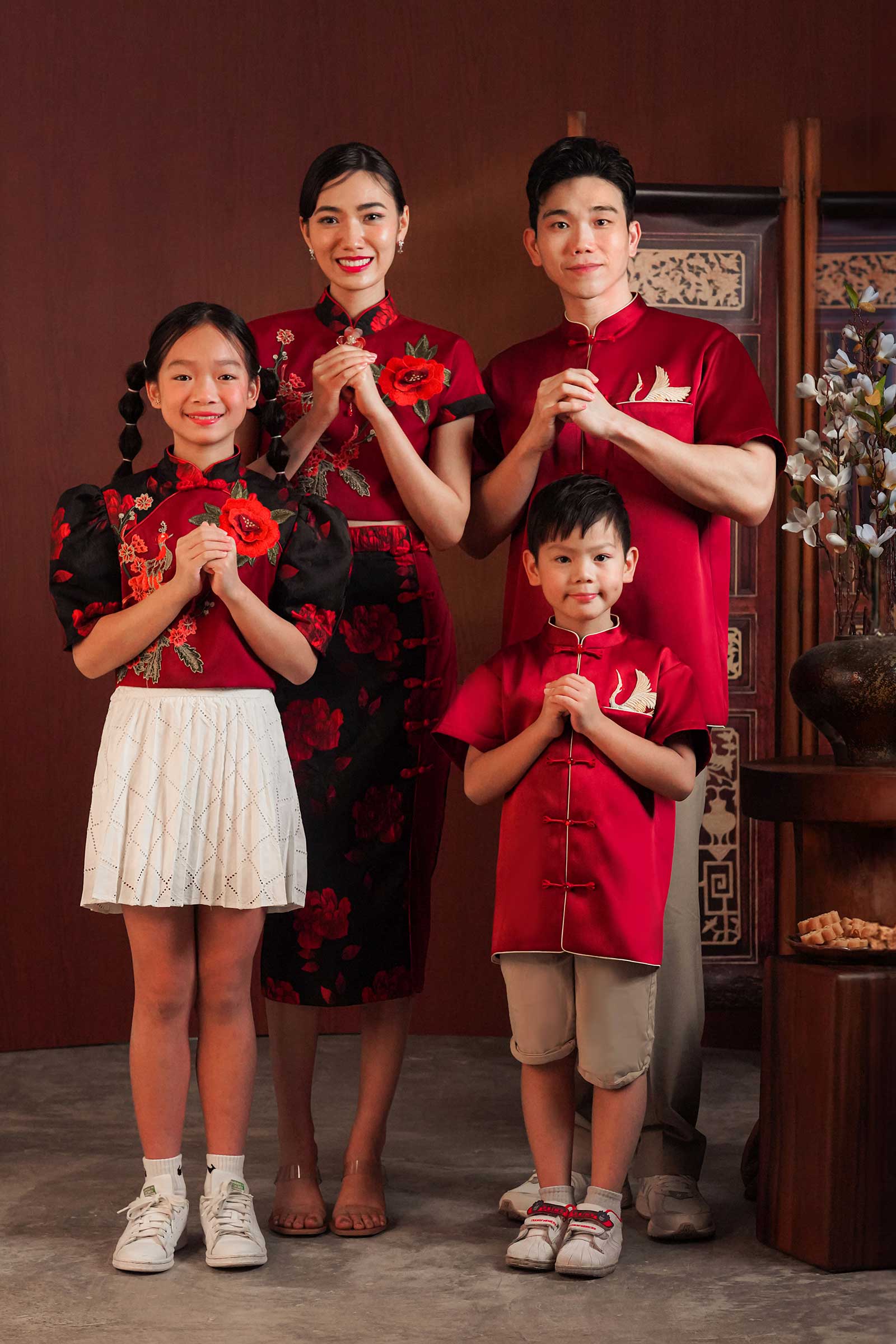 Yichen Men Shirt (Maroon) - Image 2