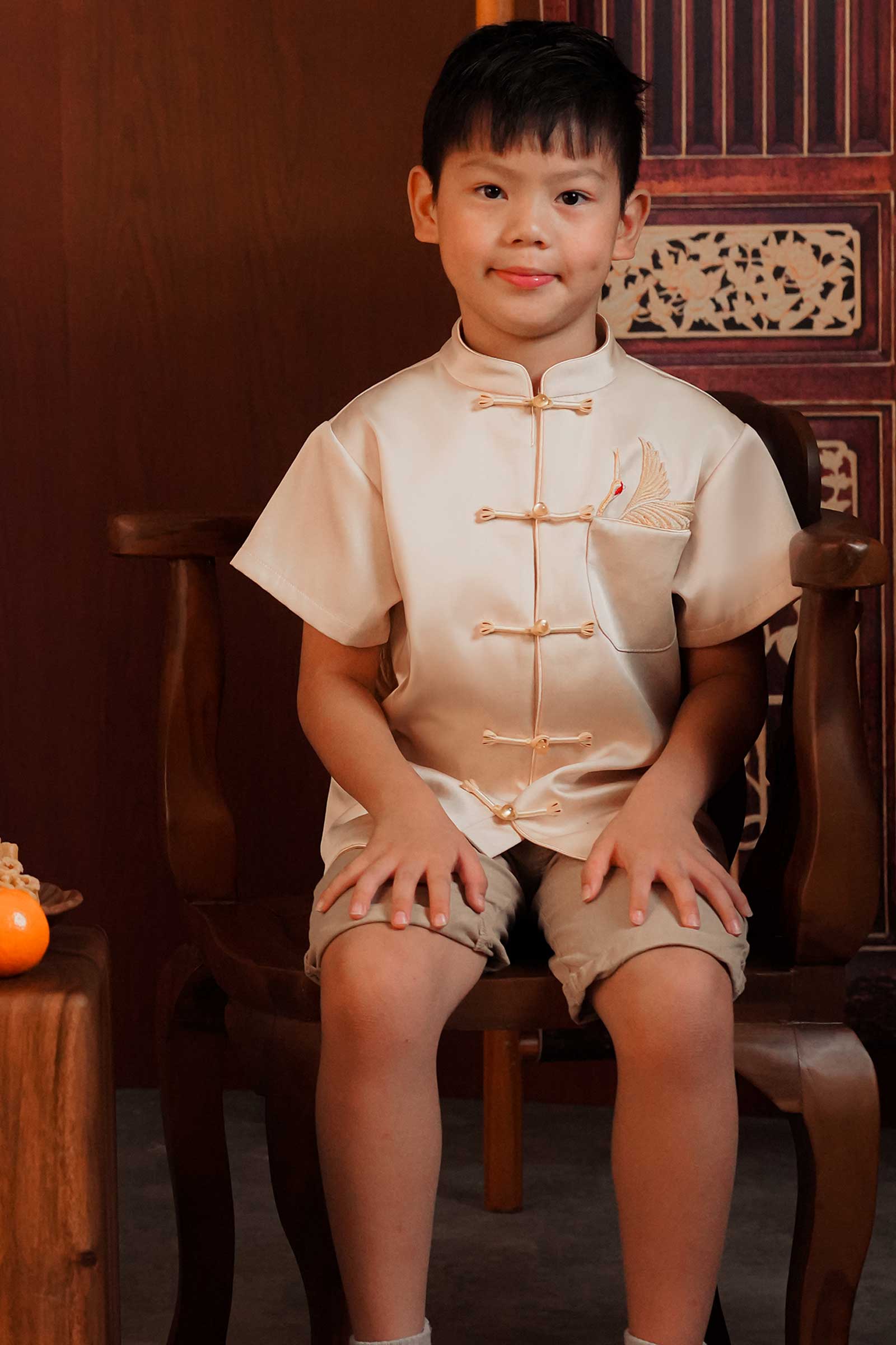 Yize Kids Shirt (Gold) - Image 6