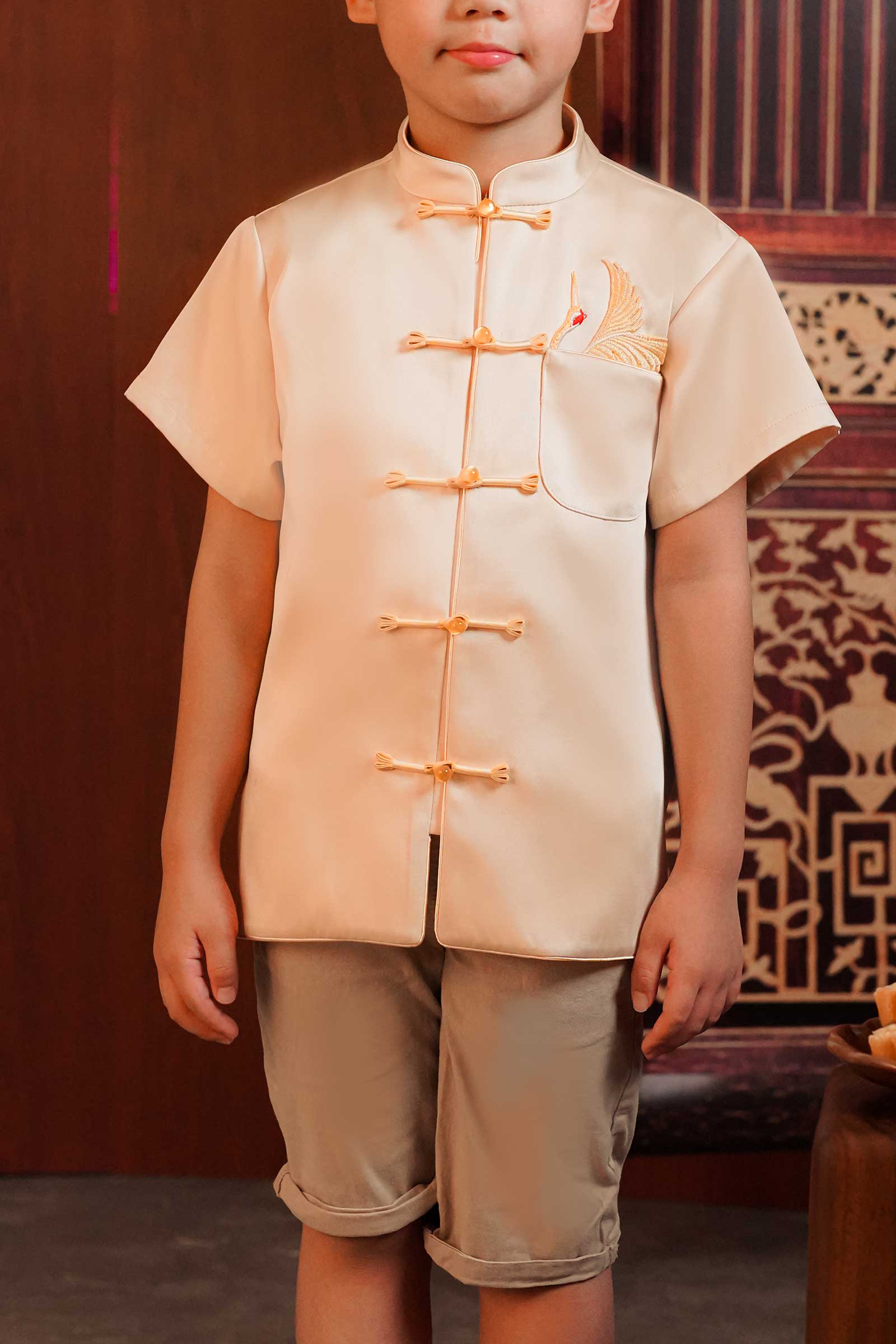 Yize Kids Shirt (Gold) - Image 7