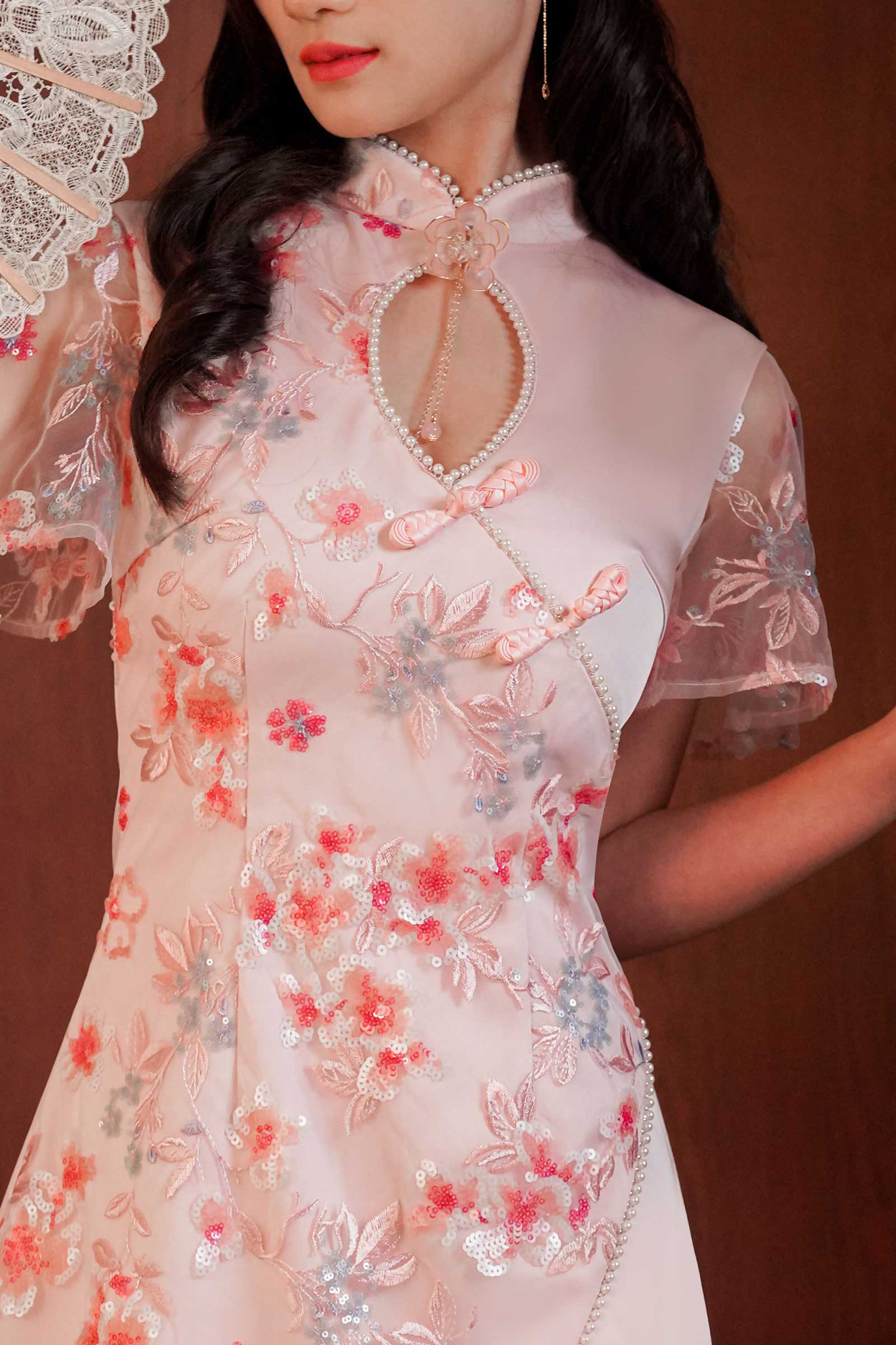 Fen Qipao (Pink) - Image 5