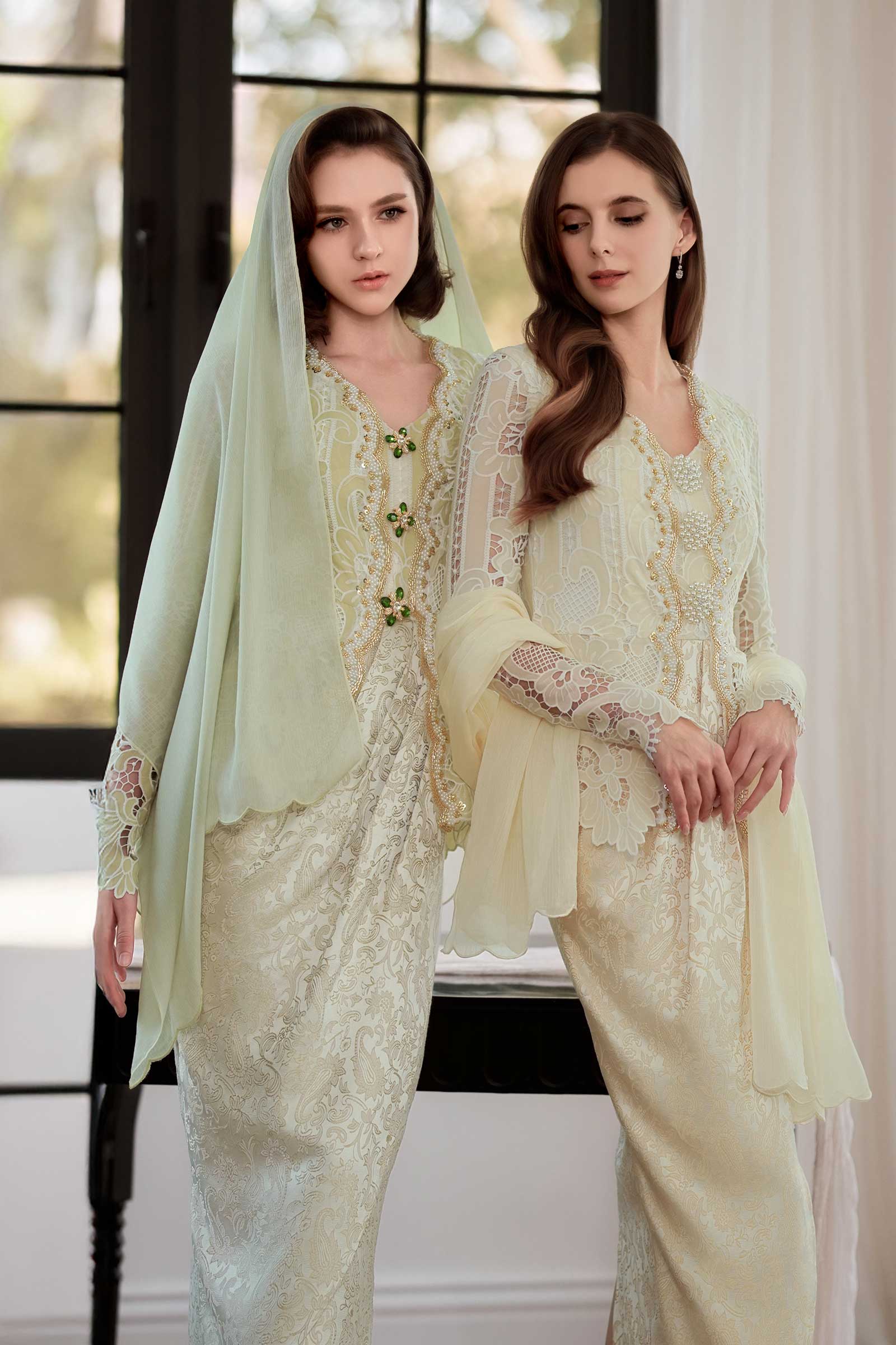 Seroja Kebaya Top (Cream) - Image 8