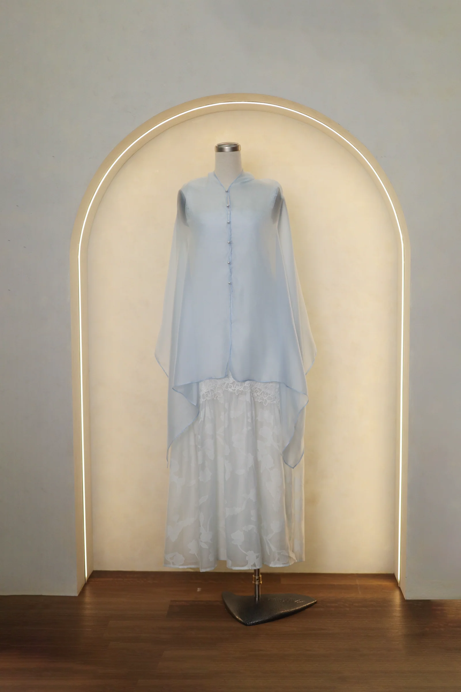 Casa Multiway Cape (Dusty Blue) - Image 5