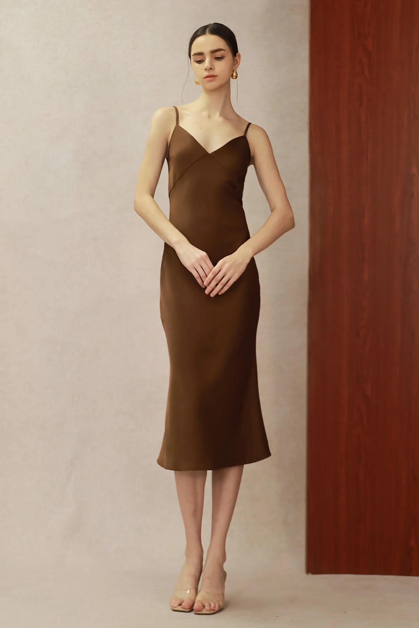 Seren Satin Slip (Mocha) - Image 11