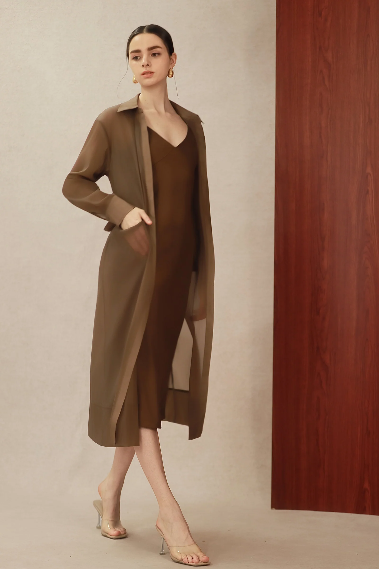 Seren Satin Slip (Mocha) - Image 12