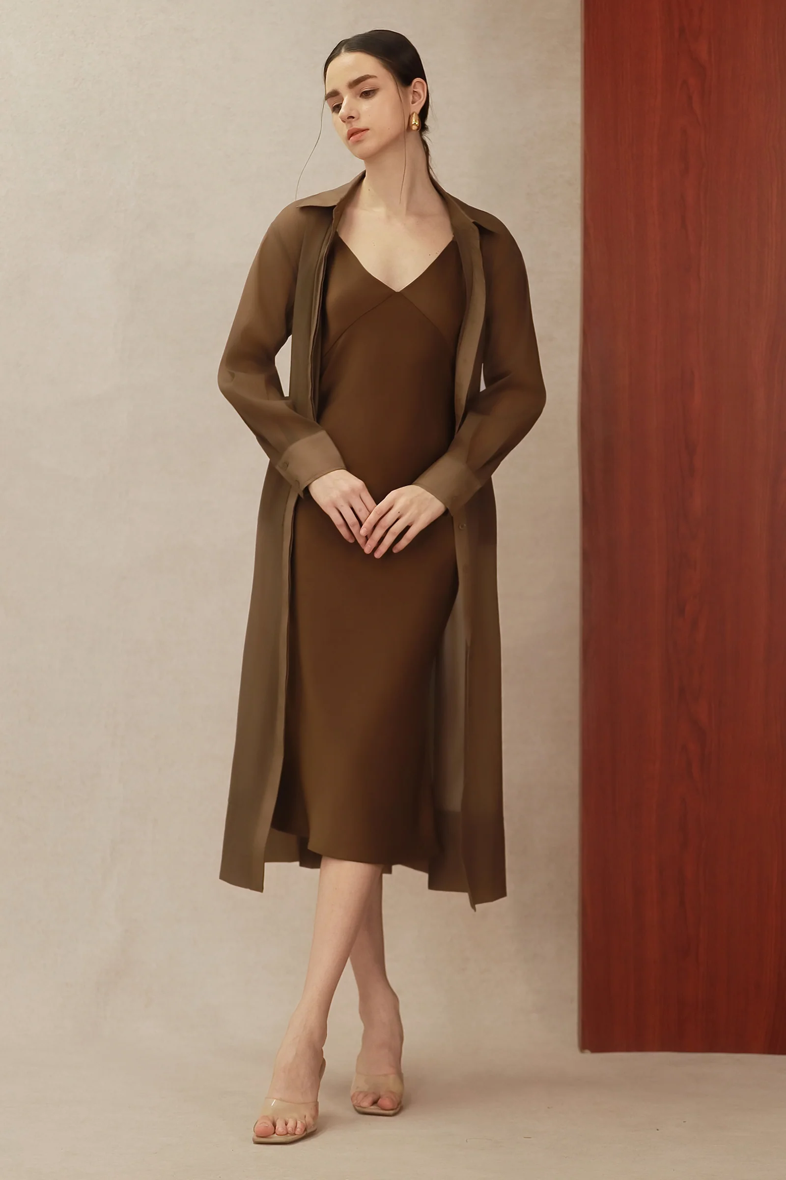 Seren Satin Slip (Mocha) - Image 17