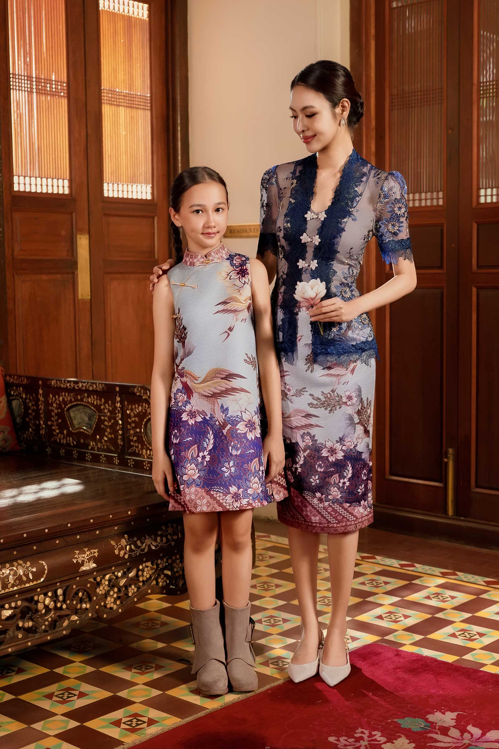 Paradis Girl Dress (Blue) - Image 16