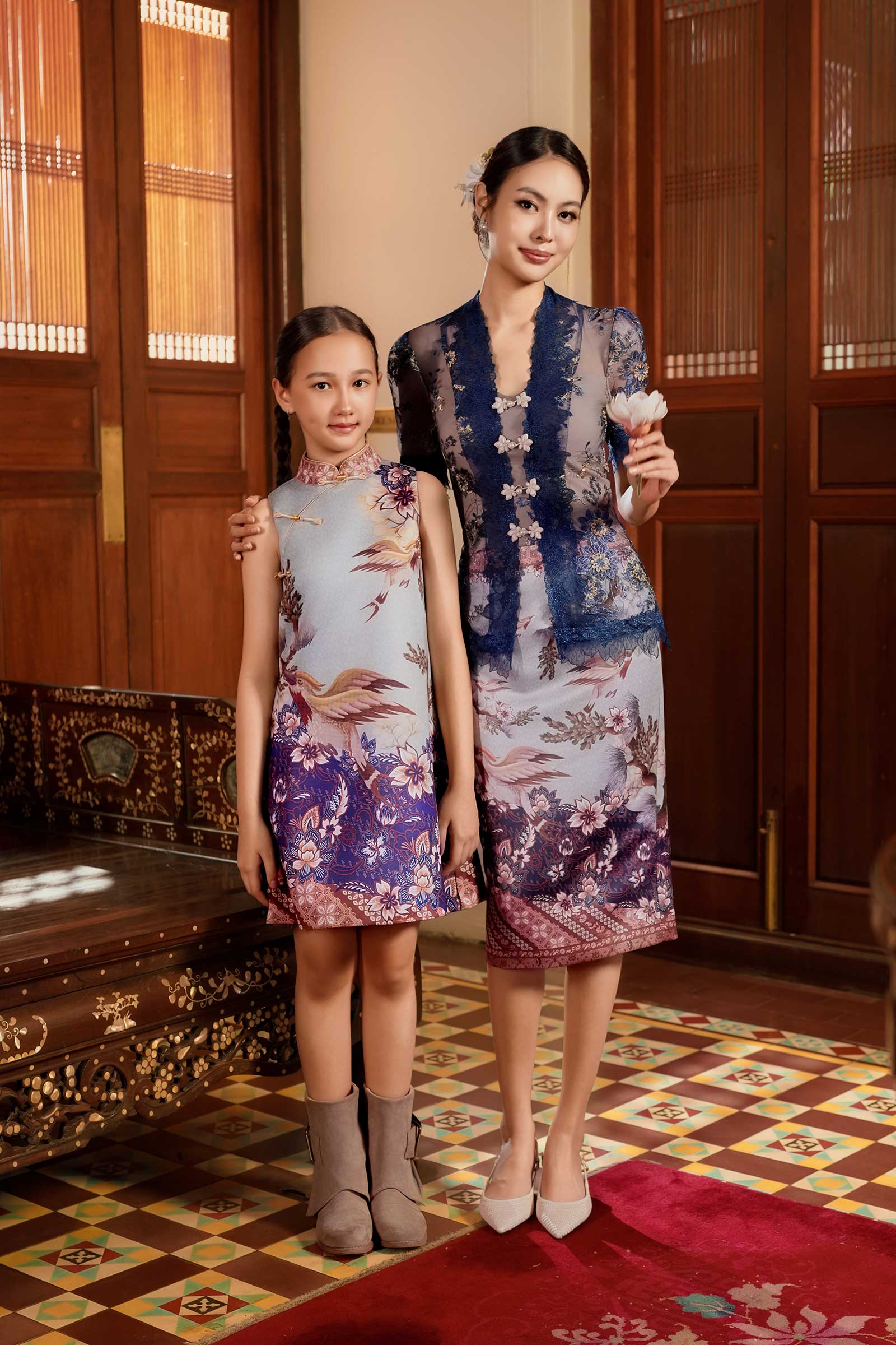 Paradis Girl Dress (Blue) - Image 23
