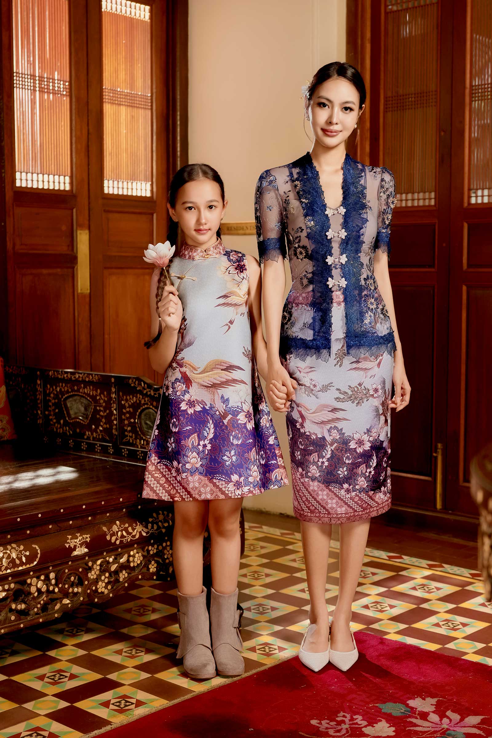 Paradis Girl Dress (Blue) - Image 26