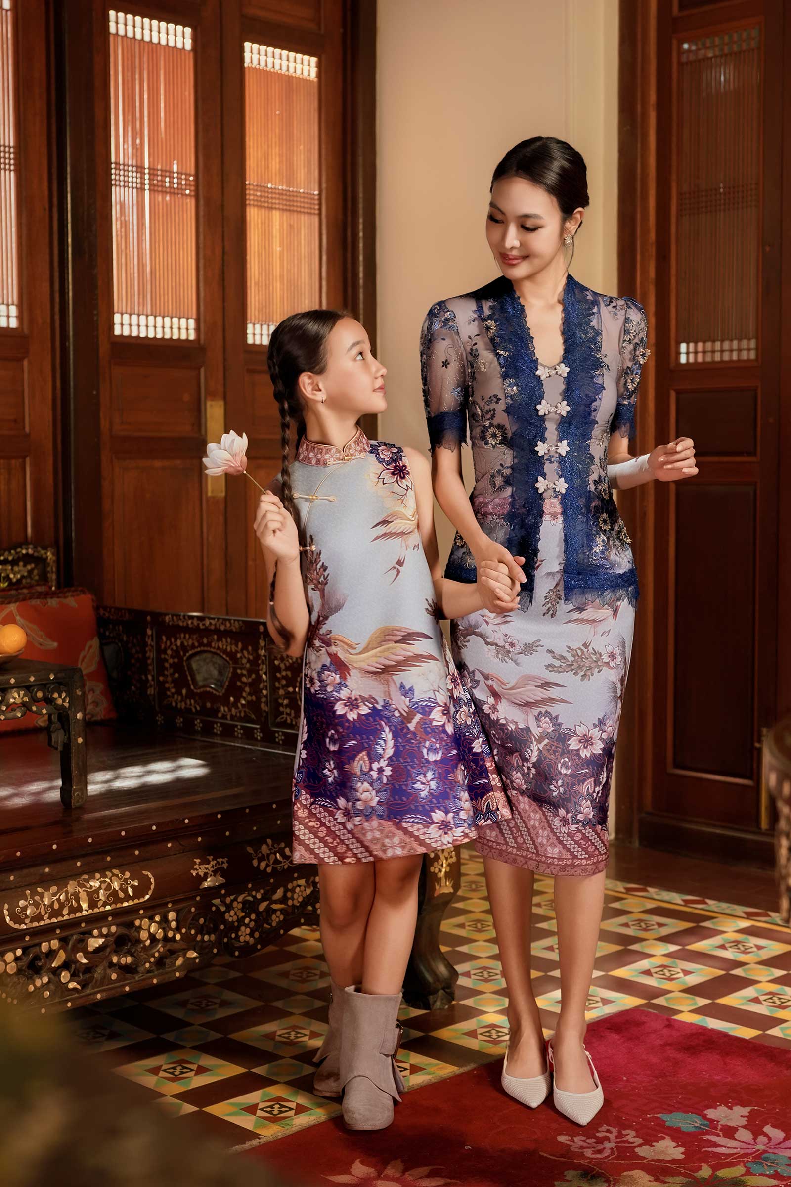 Paradis Girl Dress (Blue) - Image 29