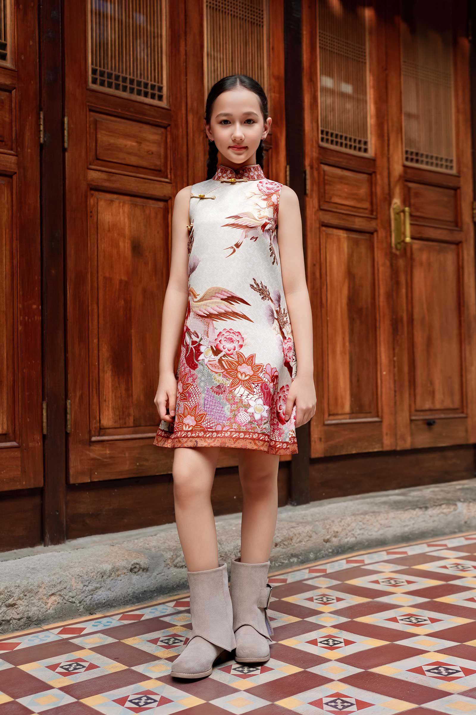 Paradis Girl Dress (Red) - Image 18