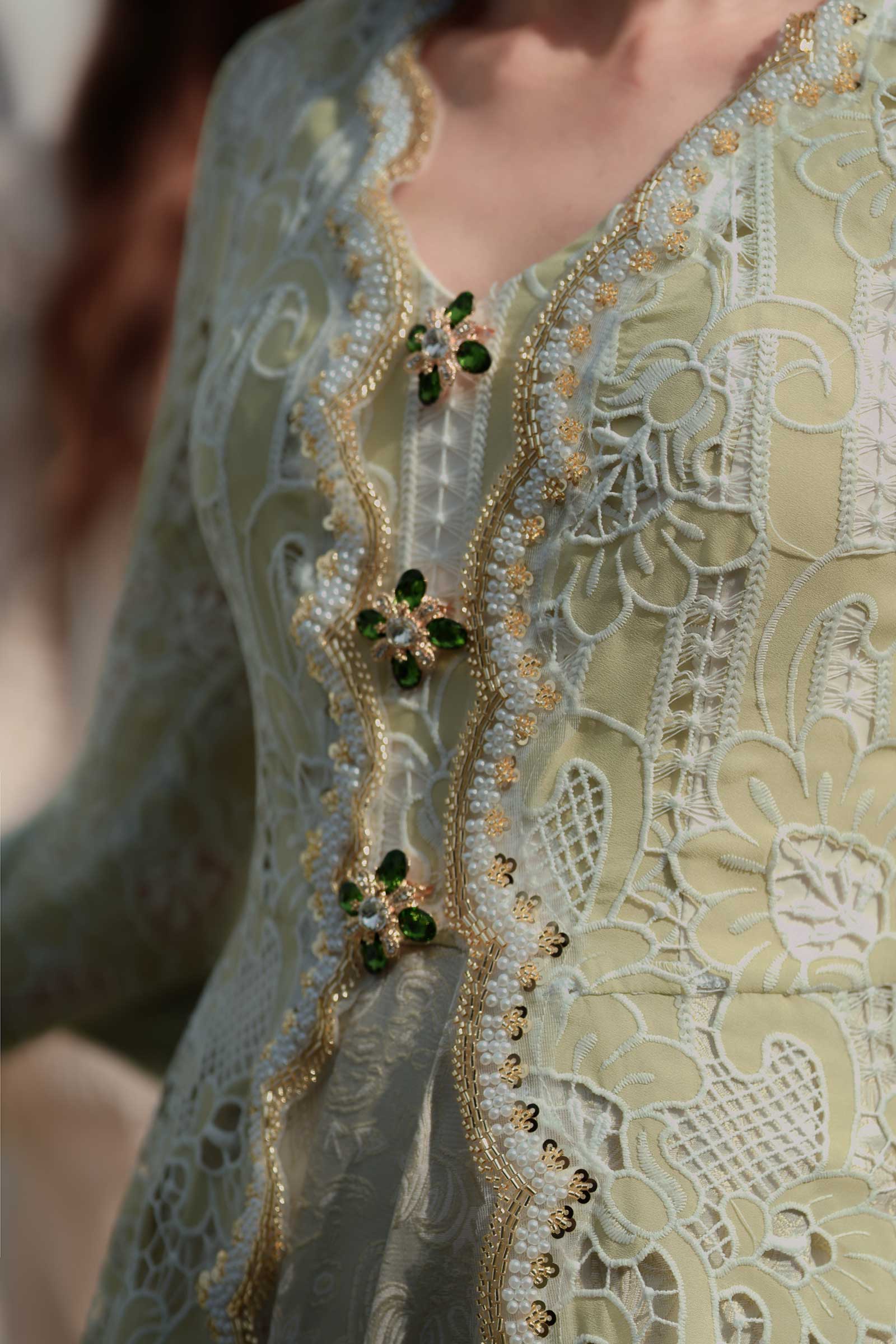 Seroja Kebaya Set (Sage) - Image 8
