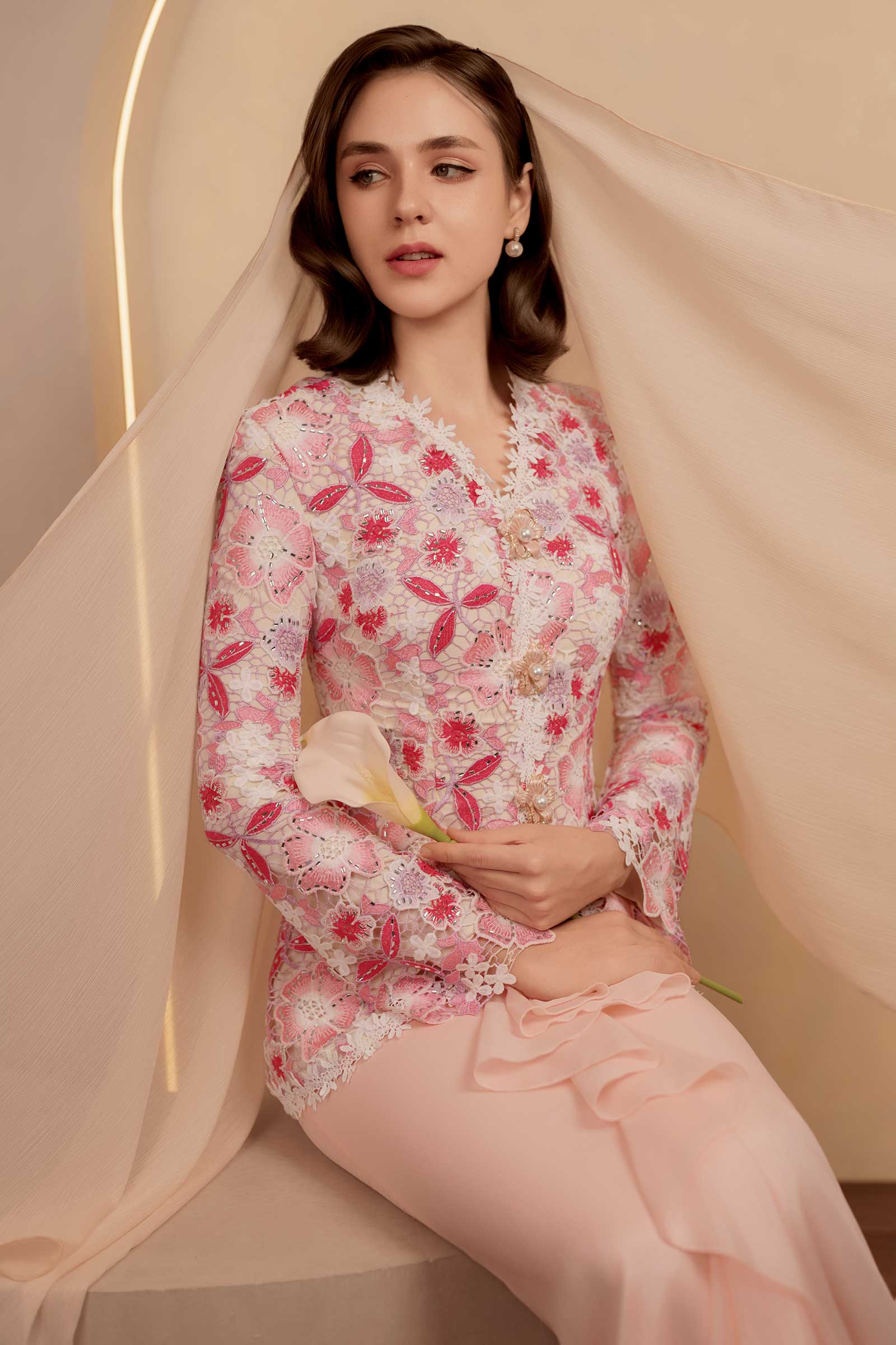 Rose Kebaya Top - Image 41