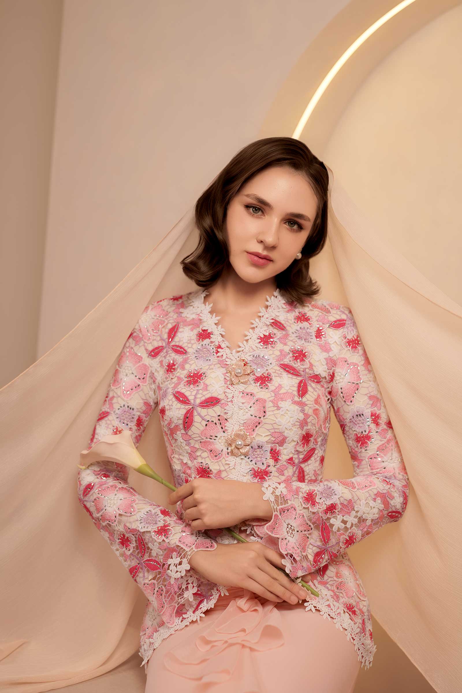 Rose Kebaya Top - Image 6
