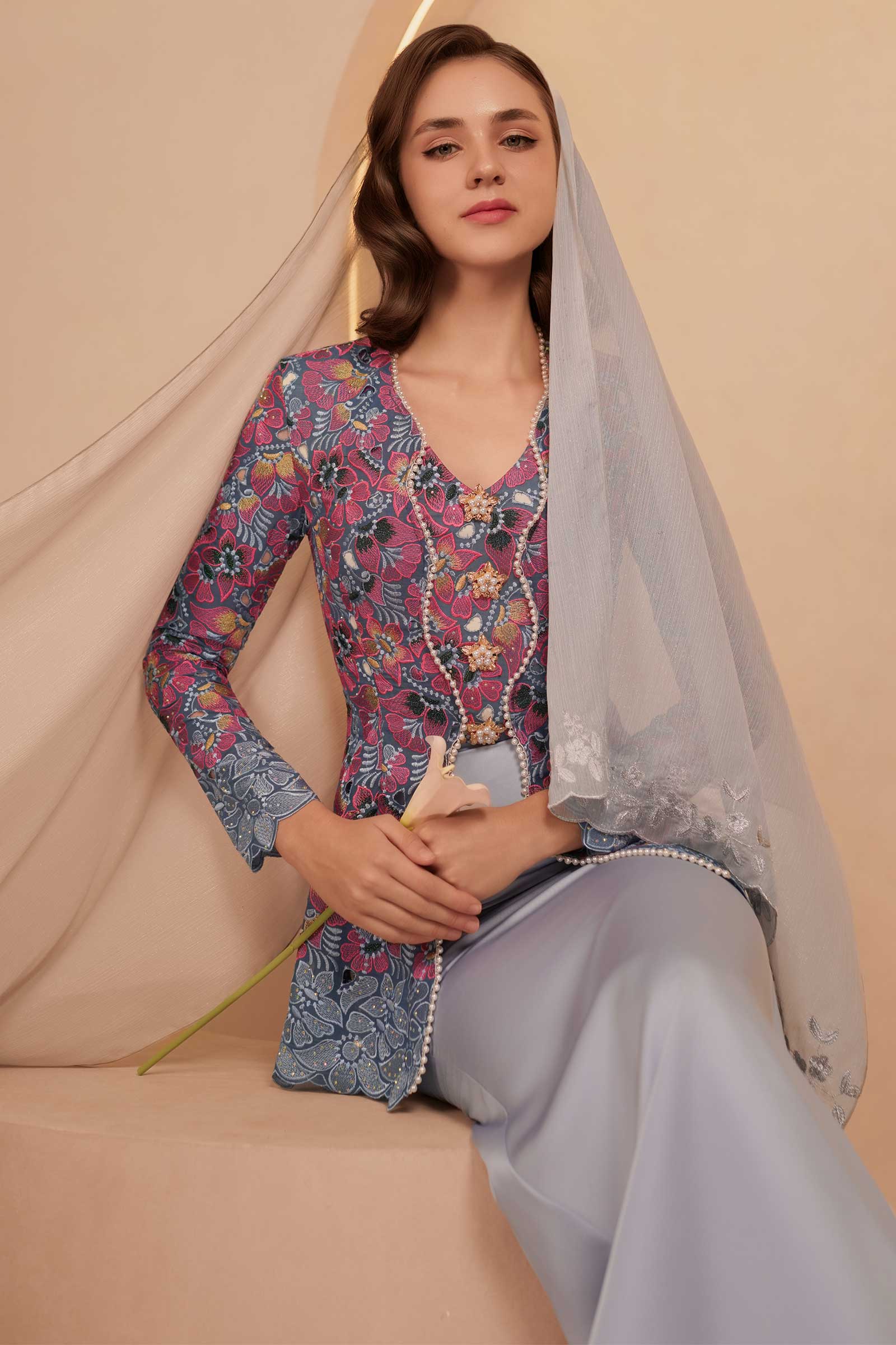 Velvet Kebaya Top - Image 6