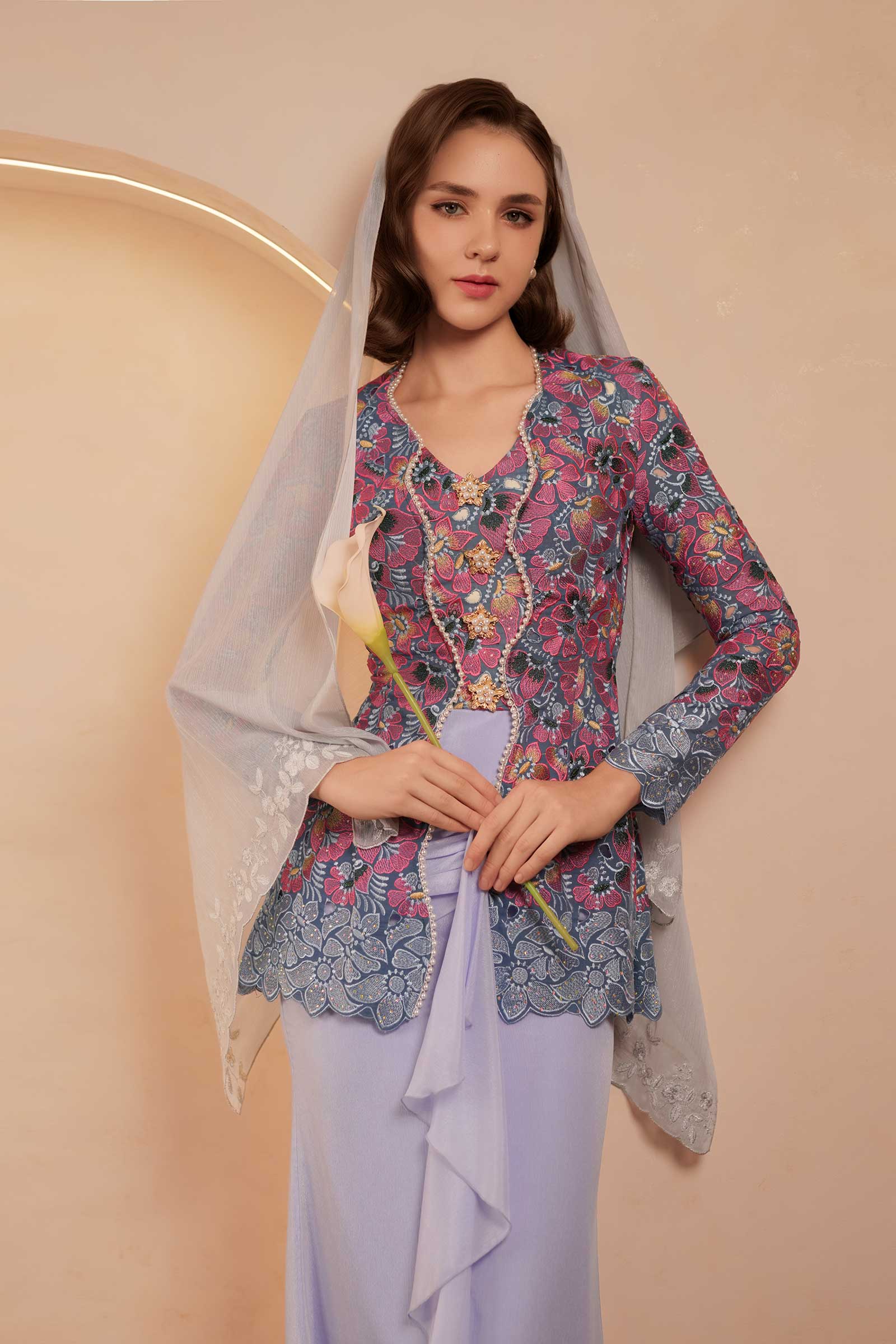 Velvet Kebaya Top - Image 8