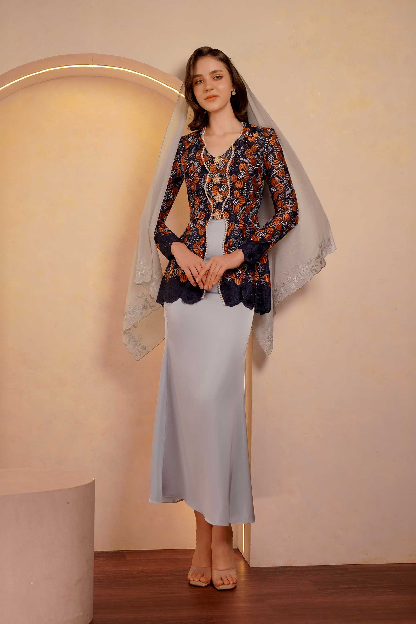 Kemboja Kebaya Top - Image 20