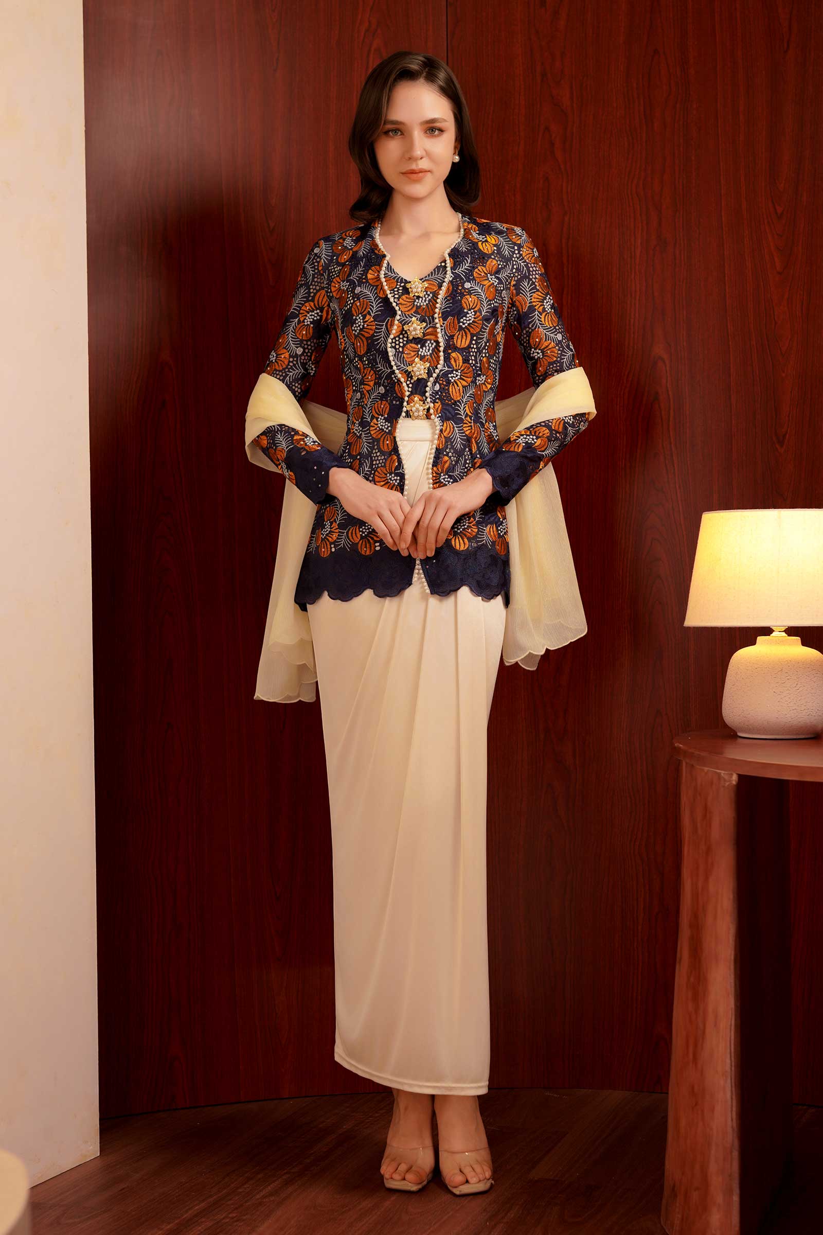 Kemboja Kebaya Top - Image 21