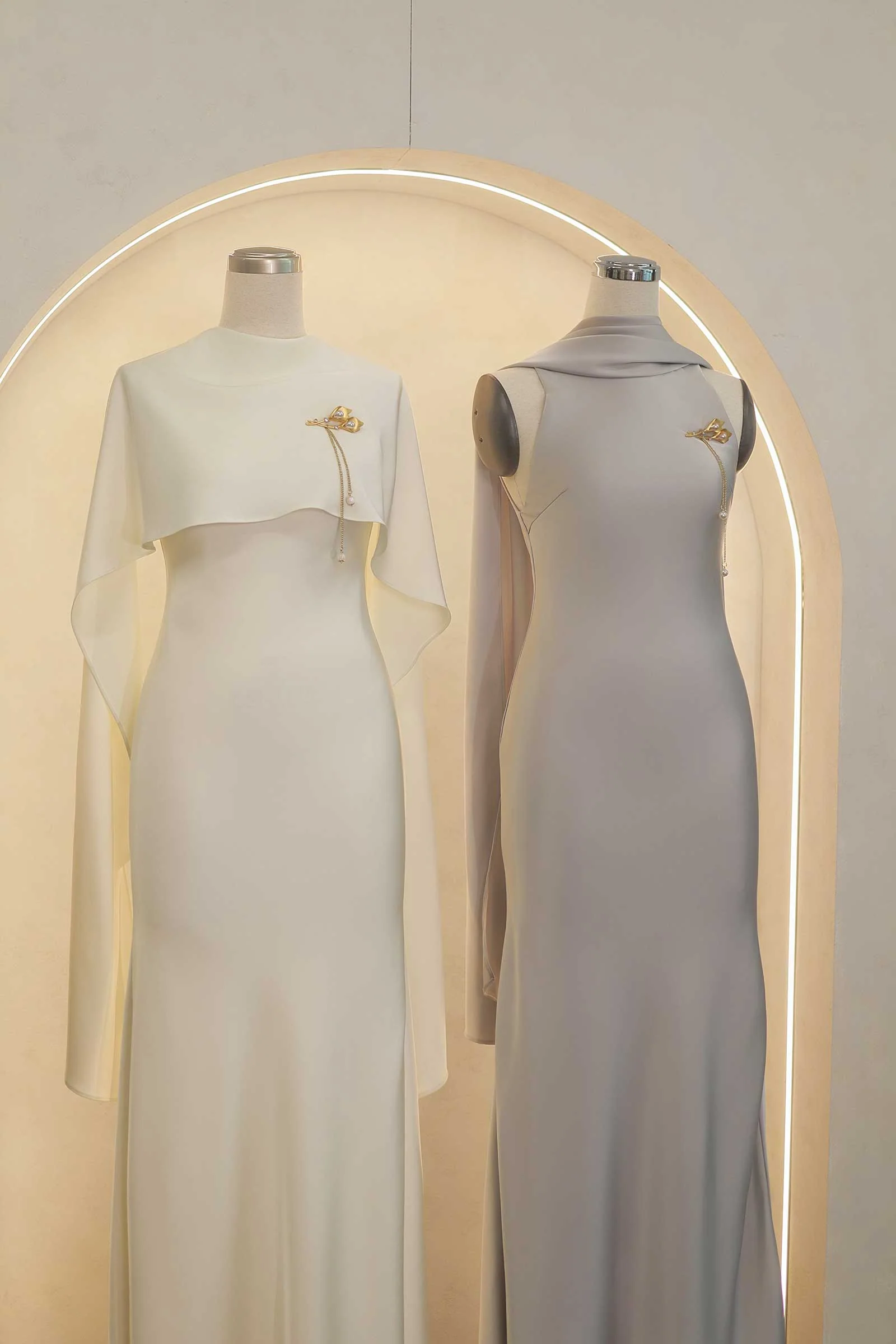 Vivienne Convertible Dress (Grey) - Image 11