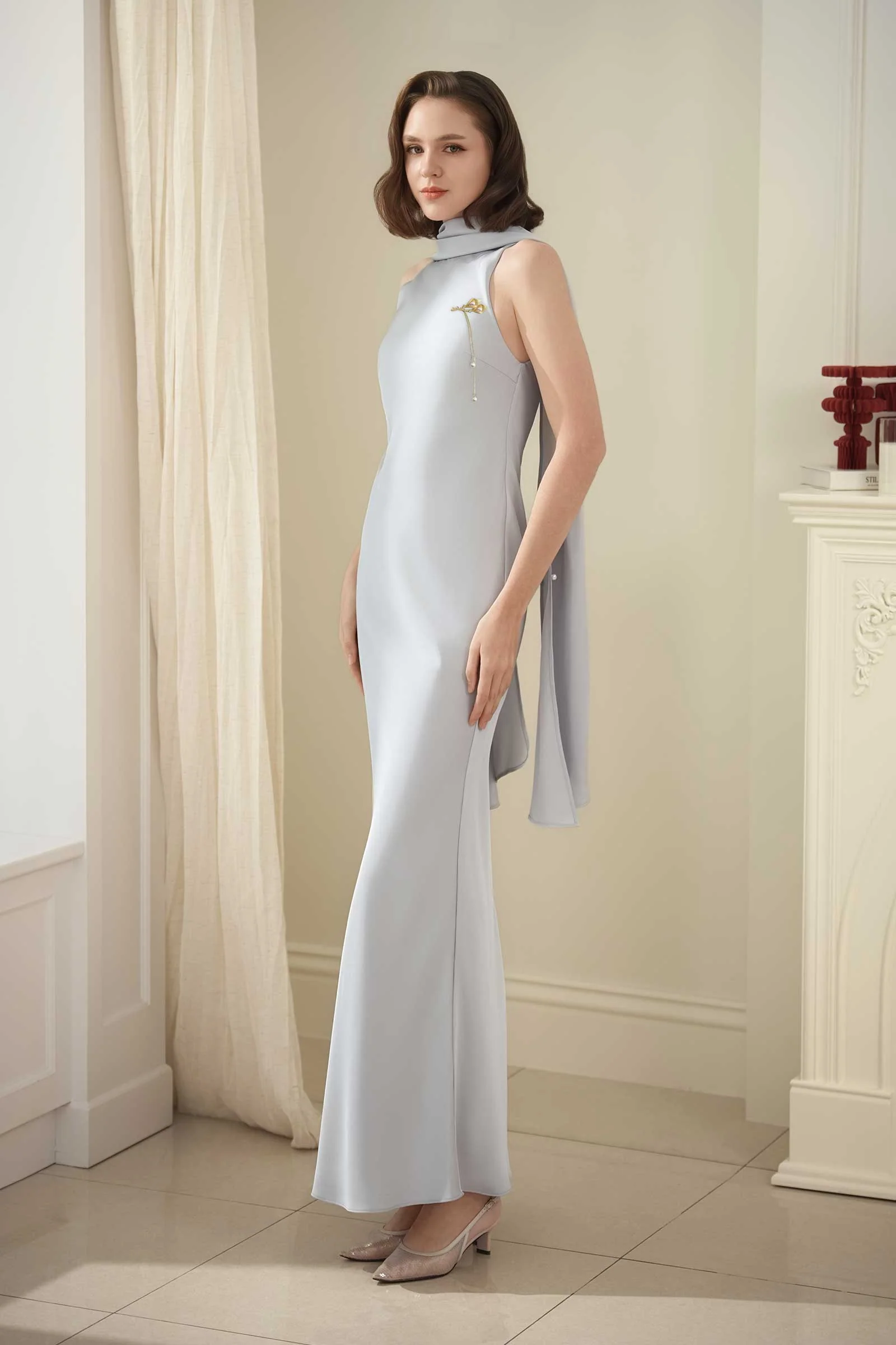 Vivienne Convertible Dress (Grey) - Image 16