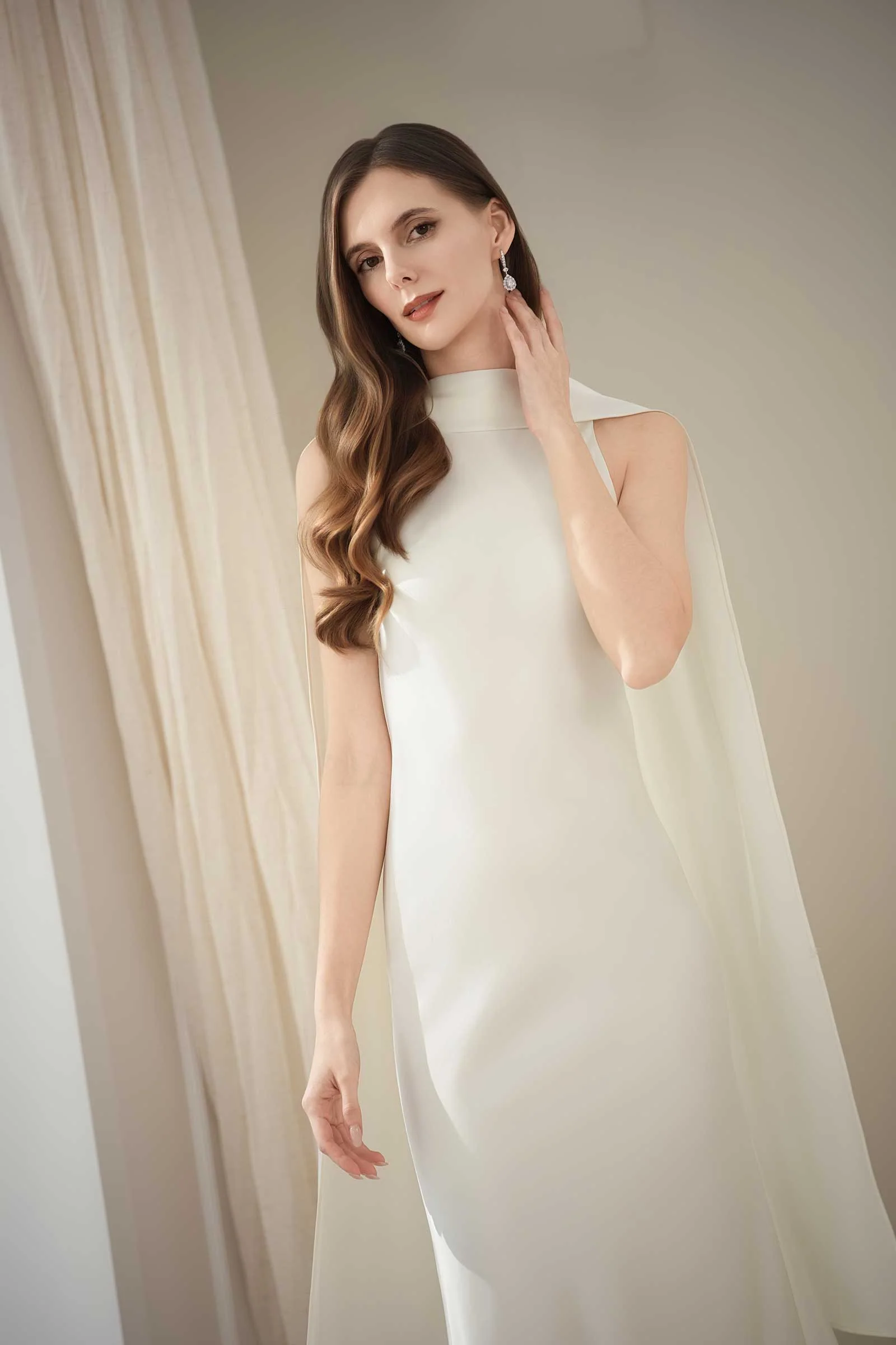 Vivienne Convertible Dress (Cream) - Image 16