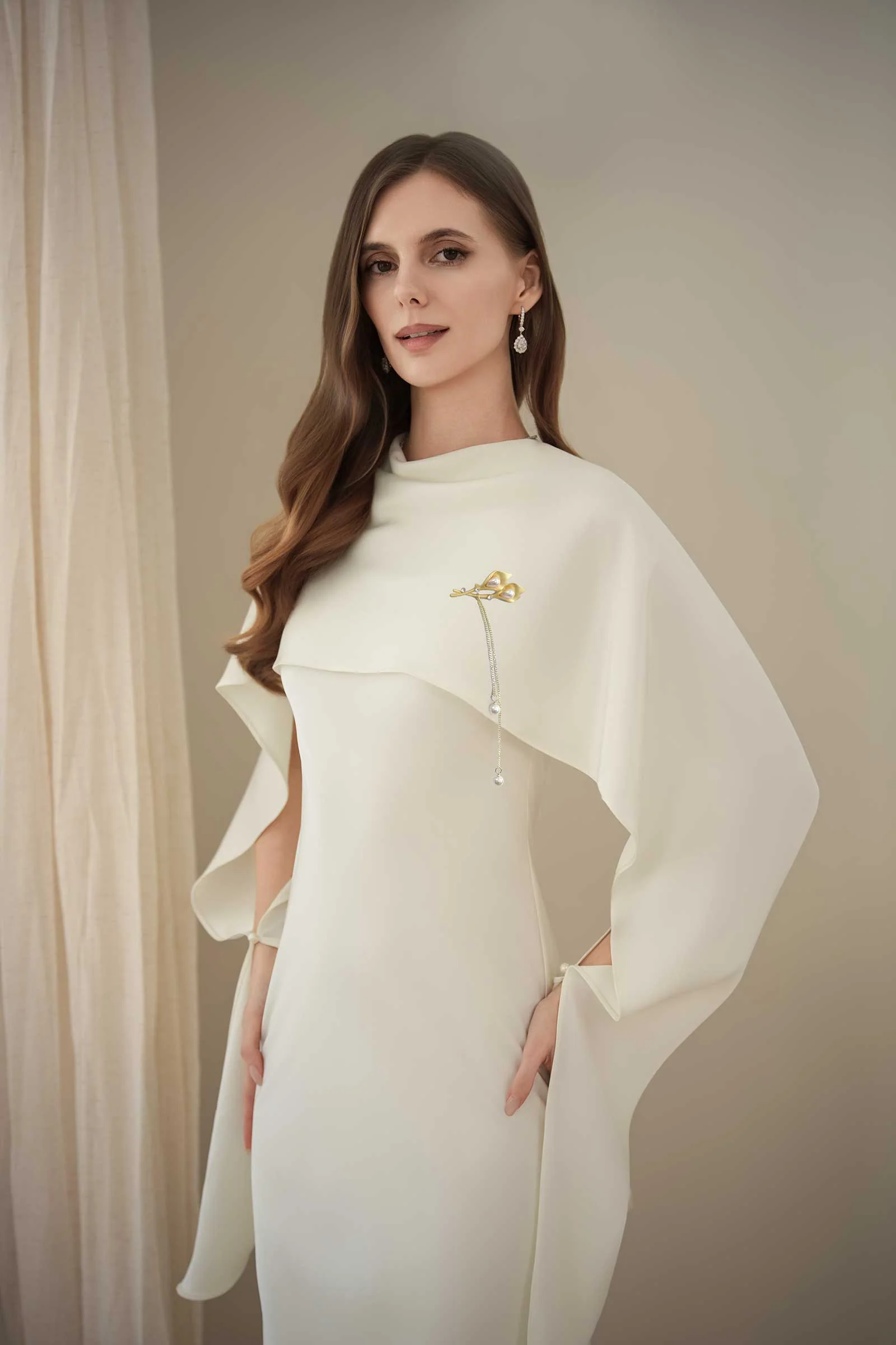 Vivienne Convertible Dress (Cream) - Image 2