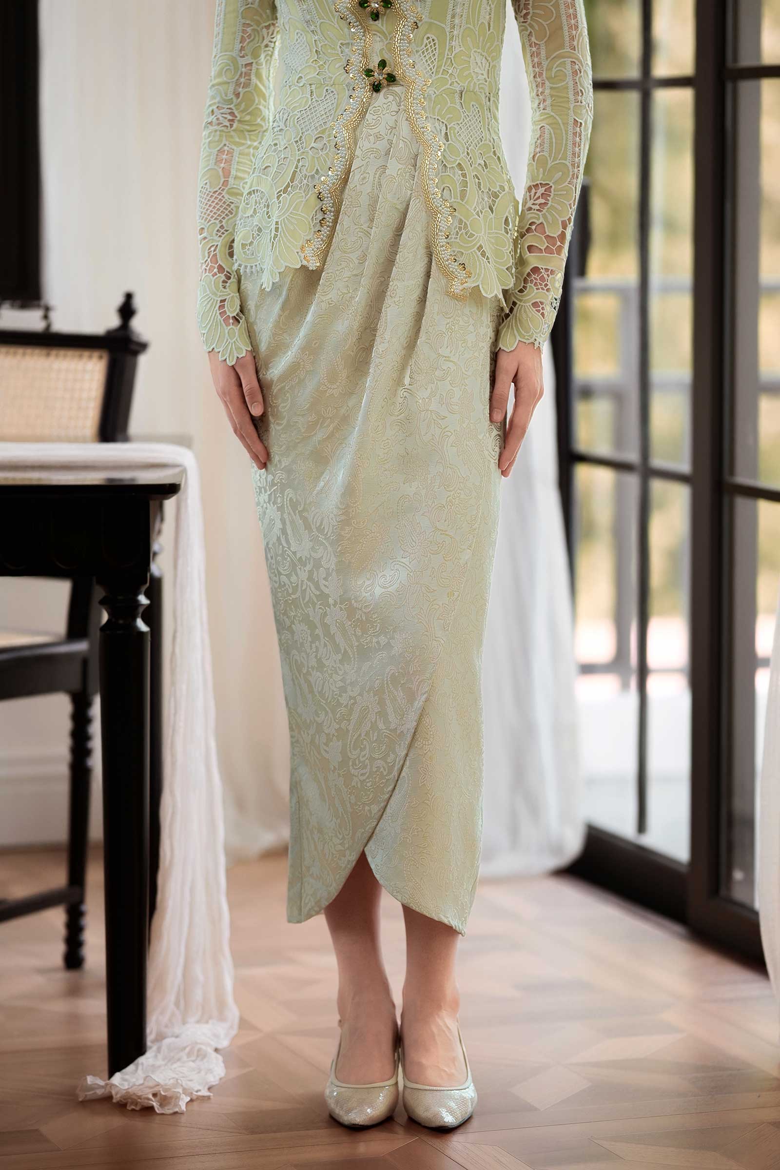 Seroja Skirt (Sage) - Image 10