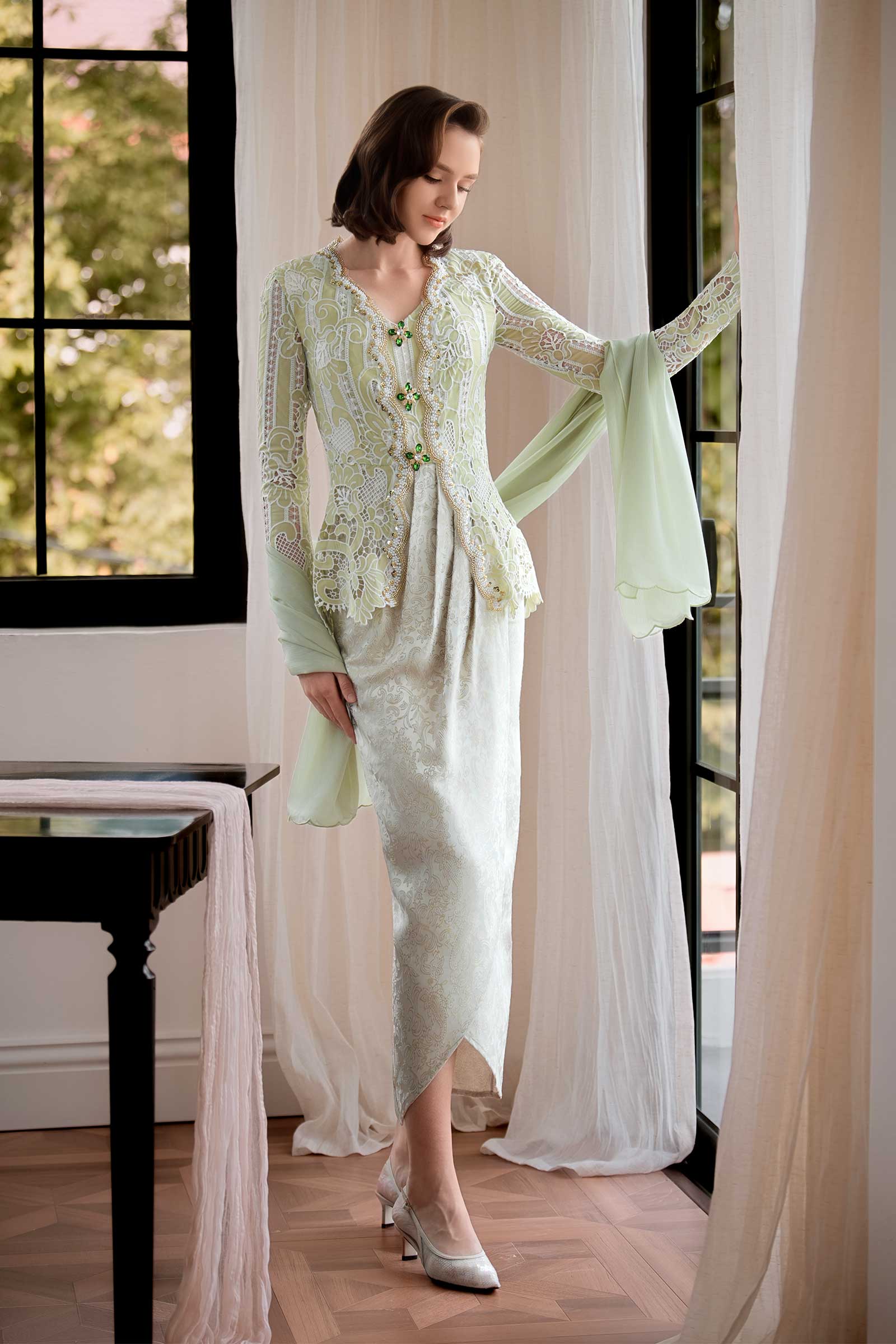 Seroja Skirt (Sage) - Image 12