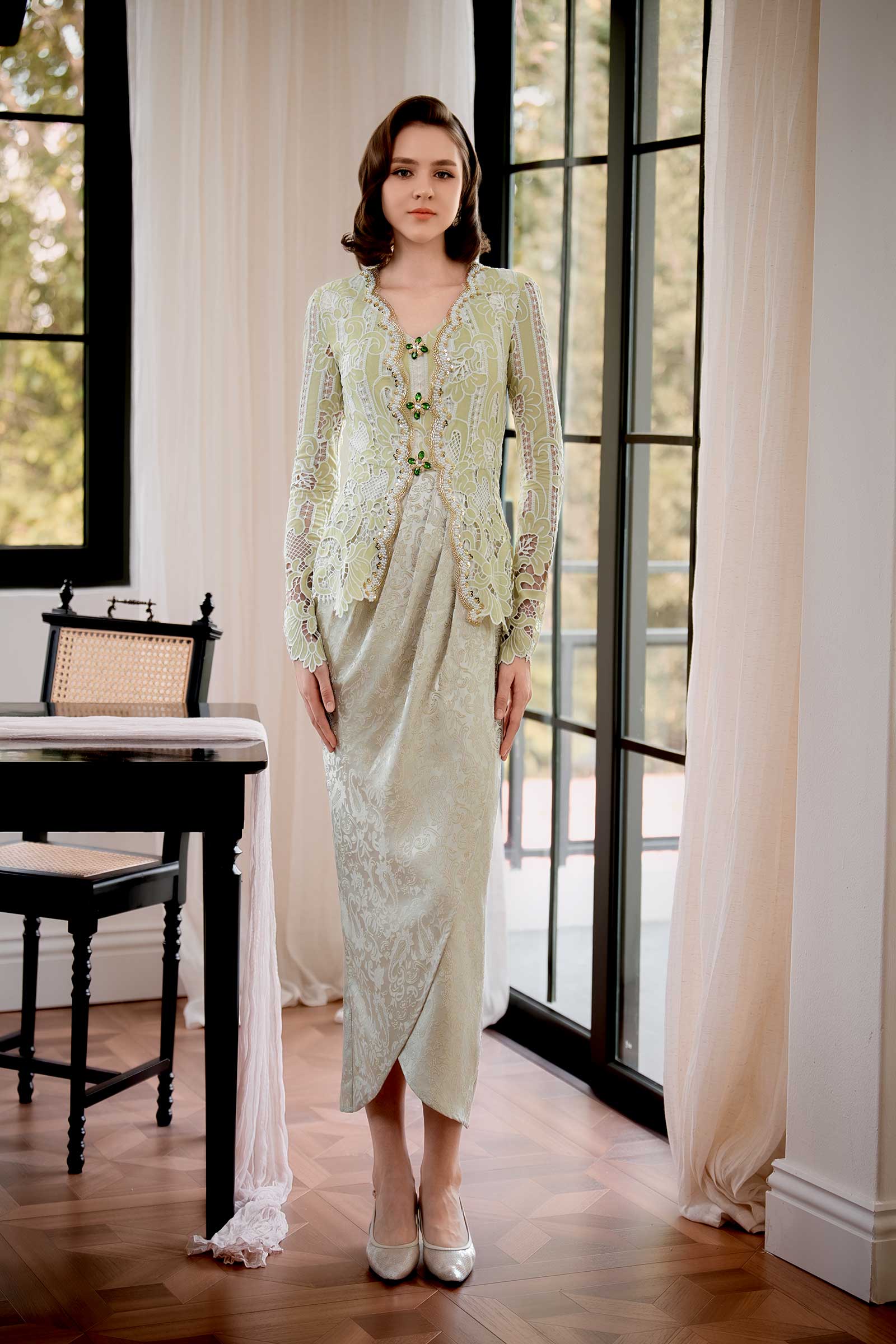 Seroja Skirt (Sage) - Image 16