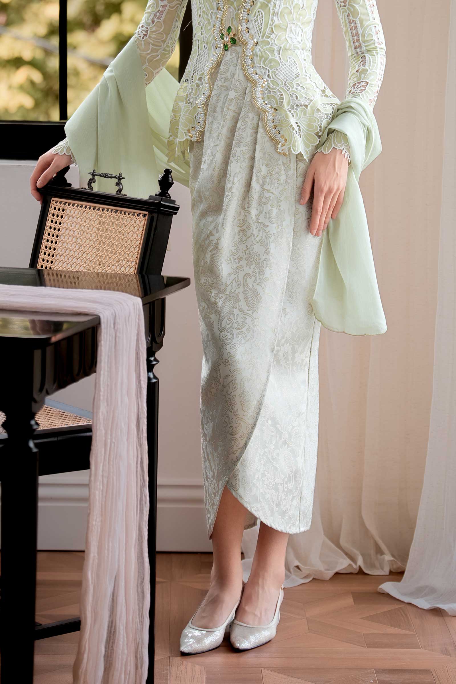 Seroja Skirt (Sage) - Image 6