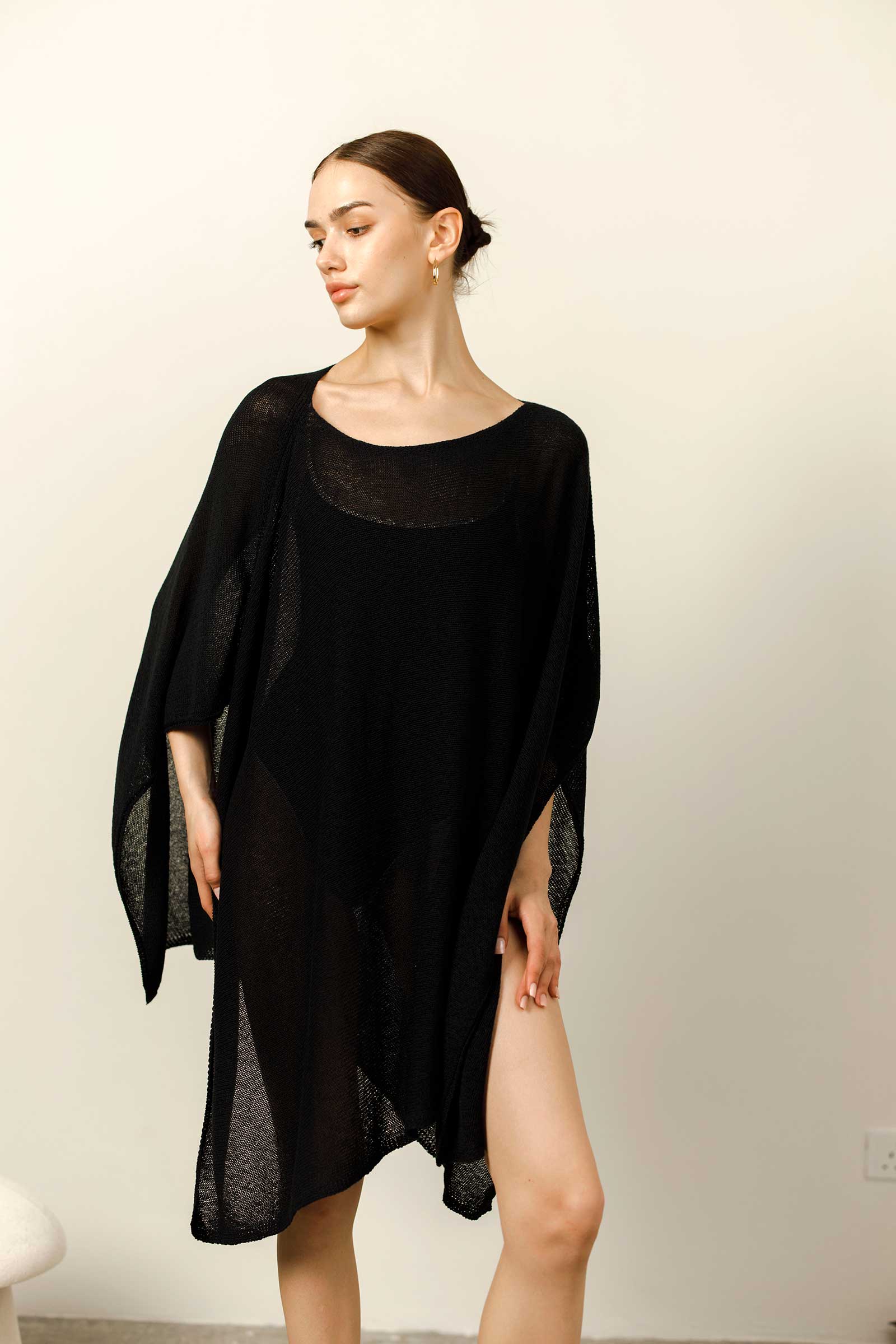Doma Poncho (Black) - Image 6