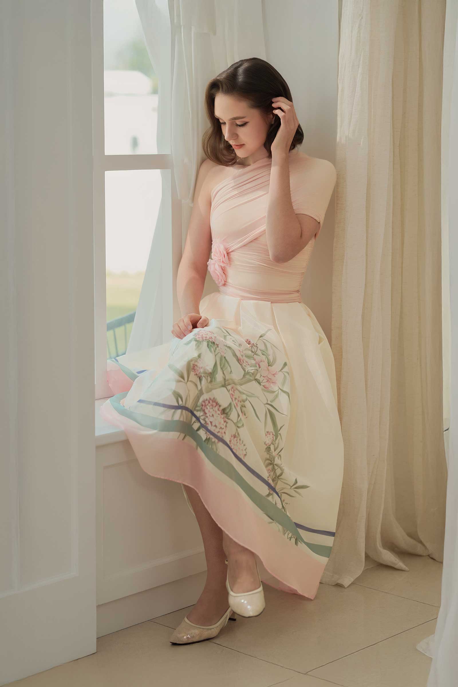 Hydrangea Skirt (Cream) - Image 11