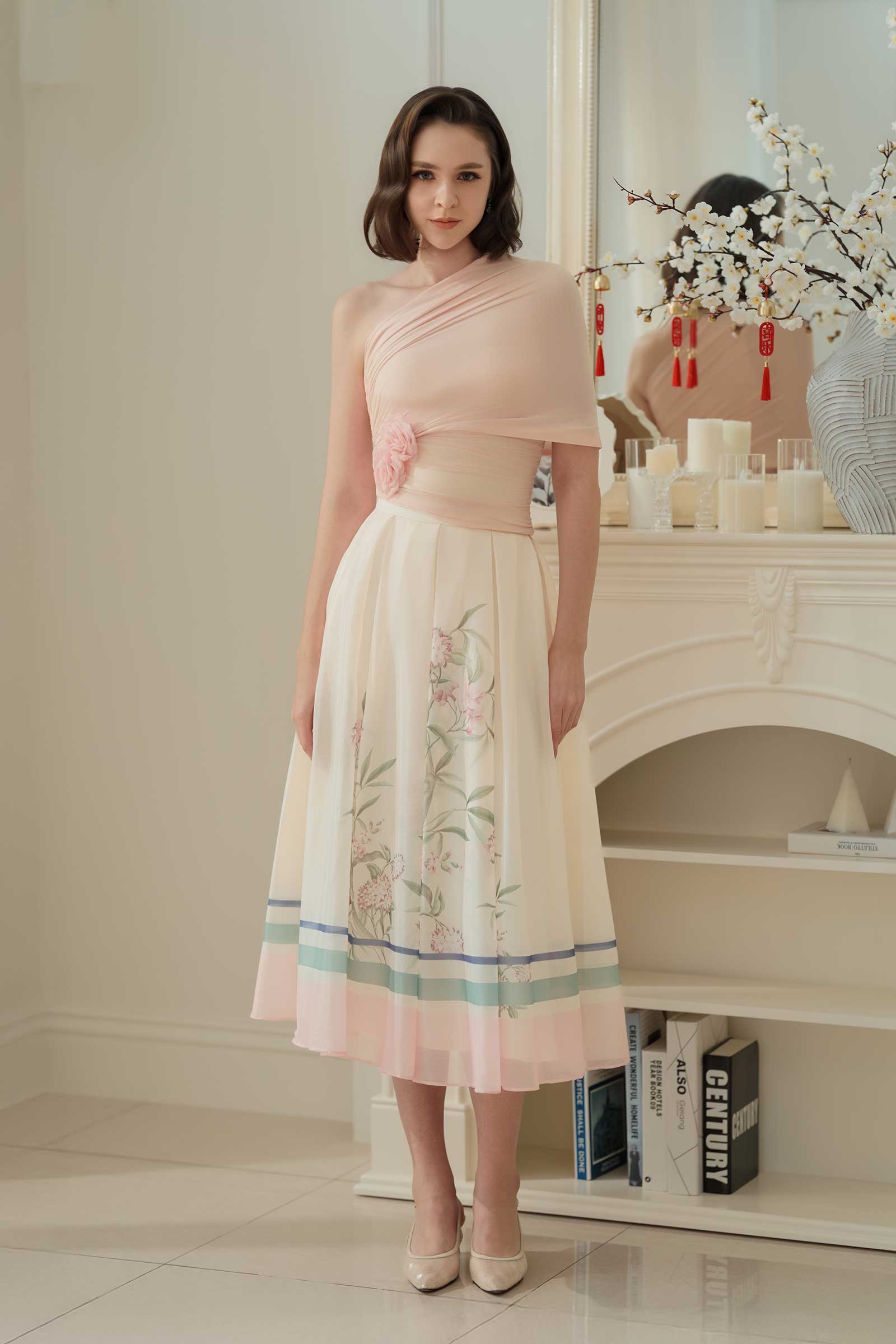 Hydrangea Skirt (Cream) - Image 2