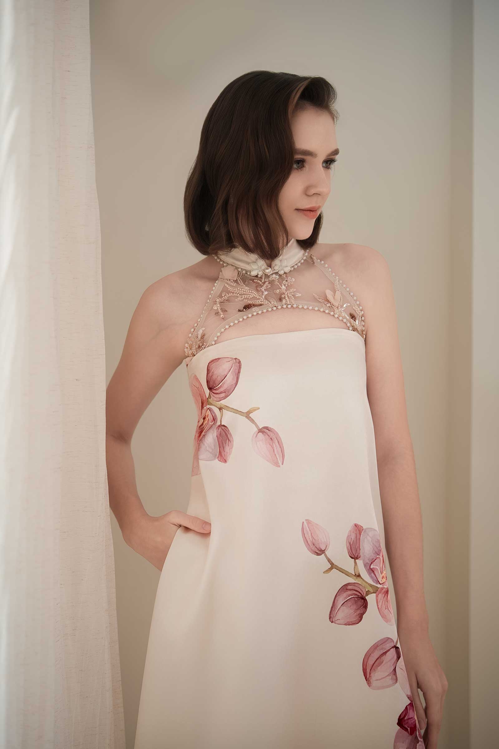 Phalaenora Dress (Champagne) - Image 13
