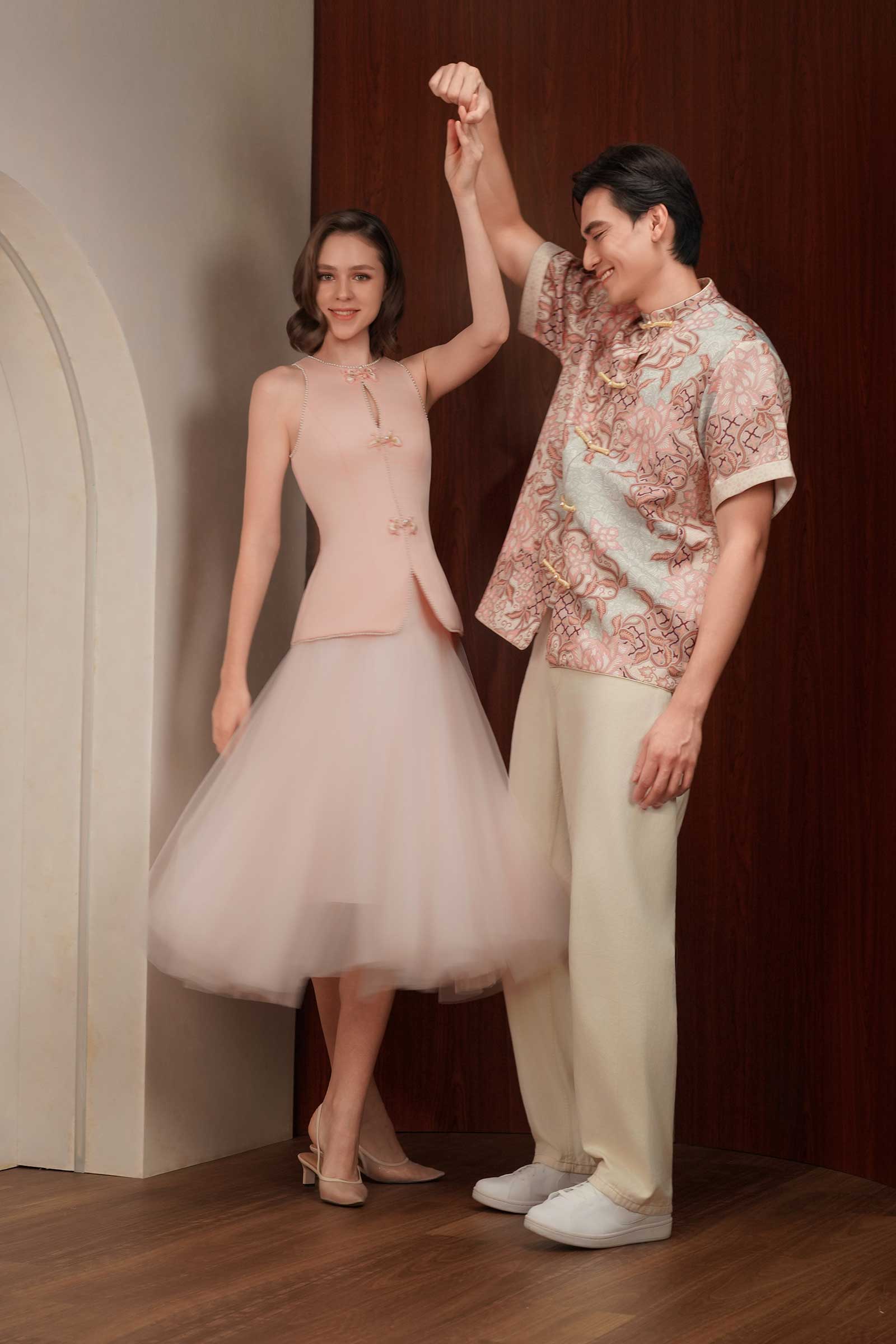 Ivy Qipao Top (Pink) - Image 12