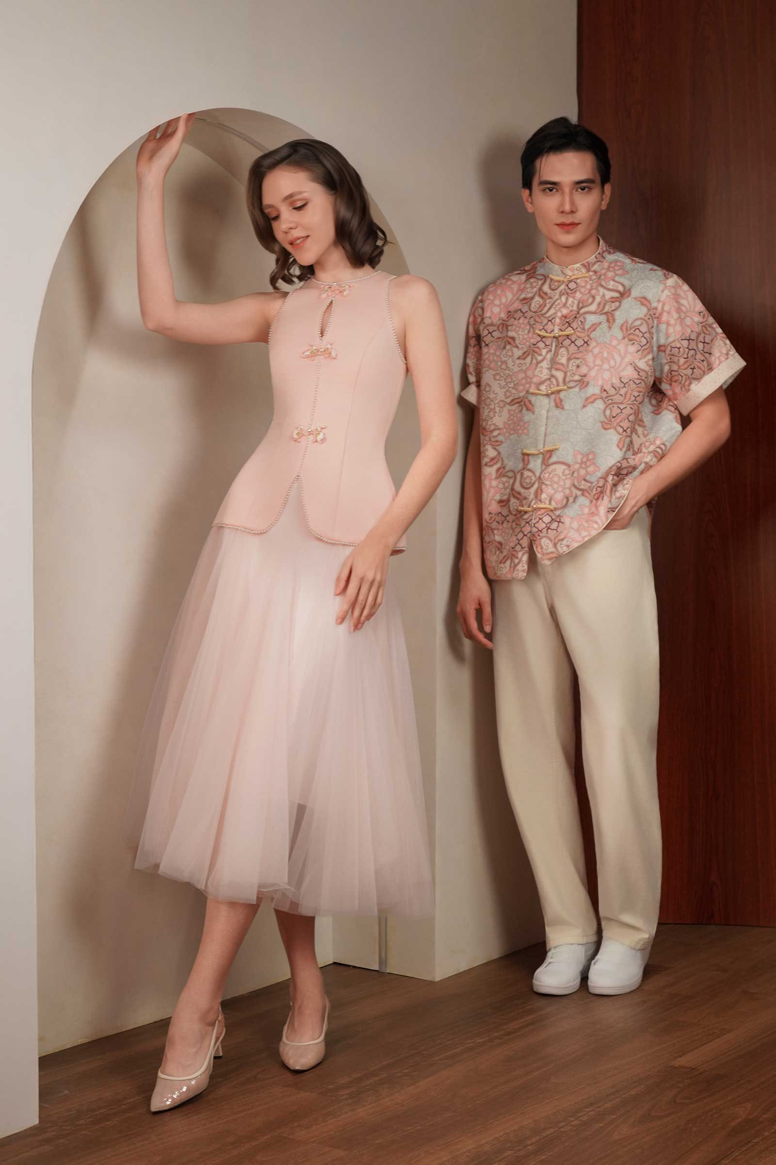 Ivy Qipao Top (Pink) - Image 17