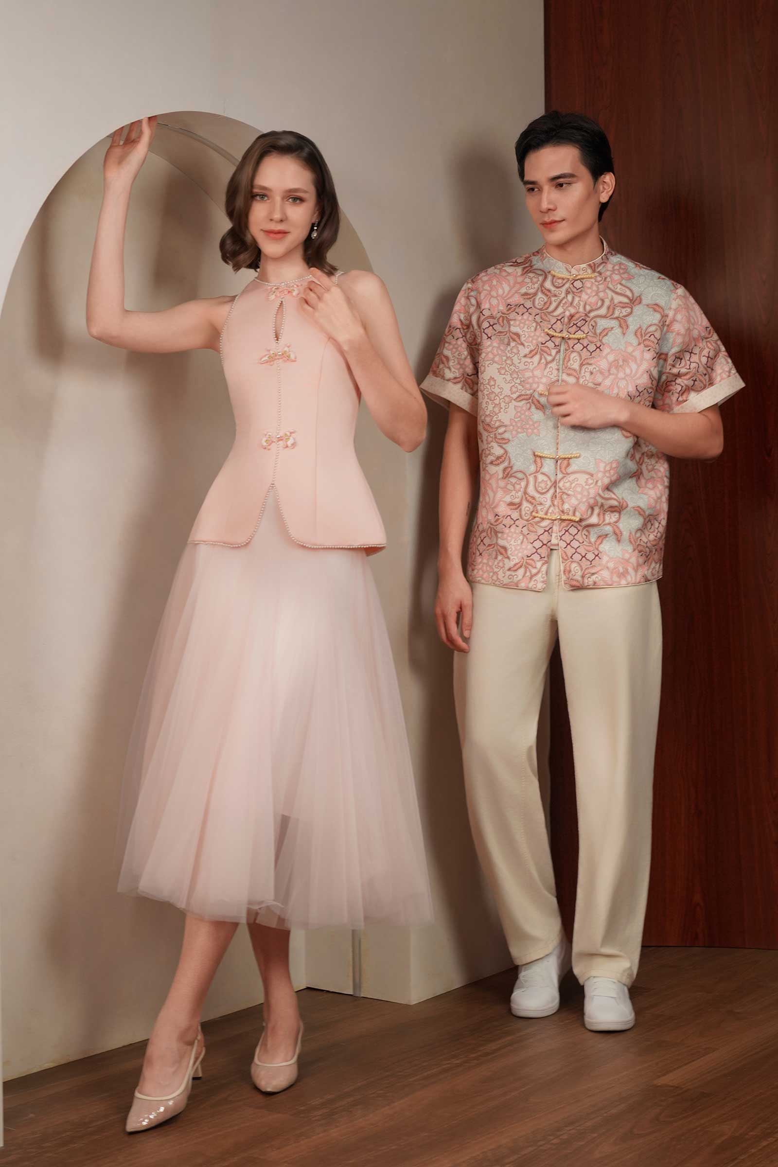 Ivy Qipao Top (Pink) - Image 18