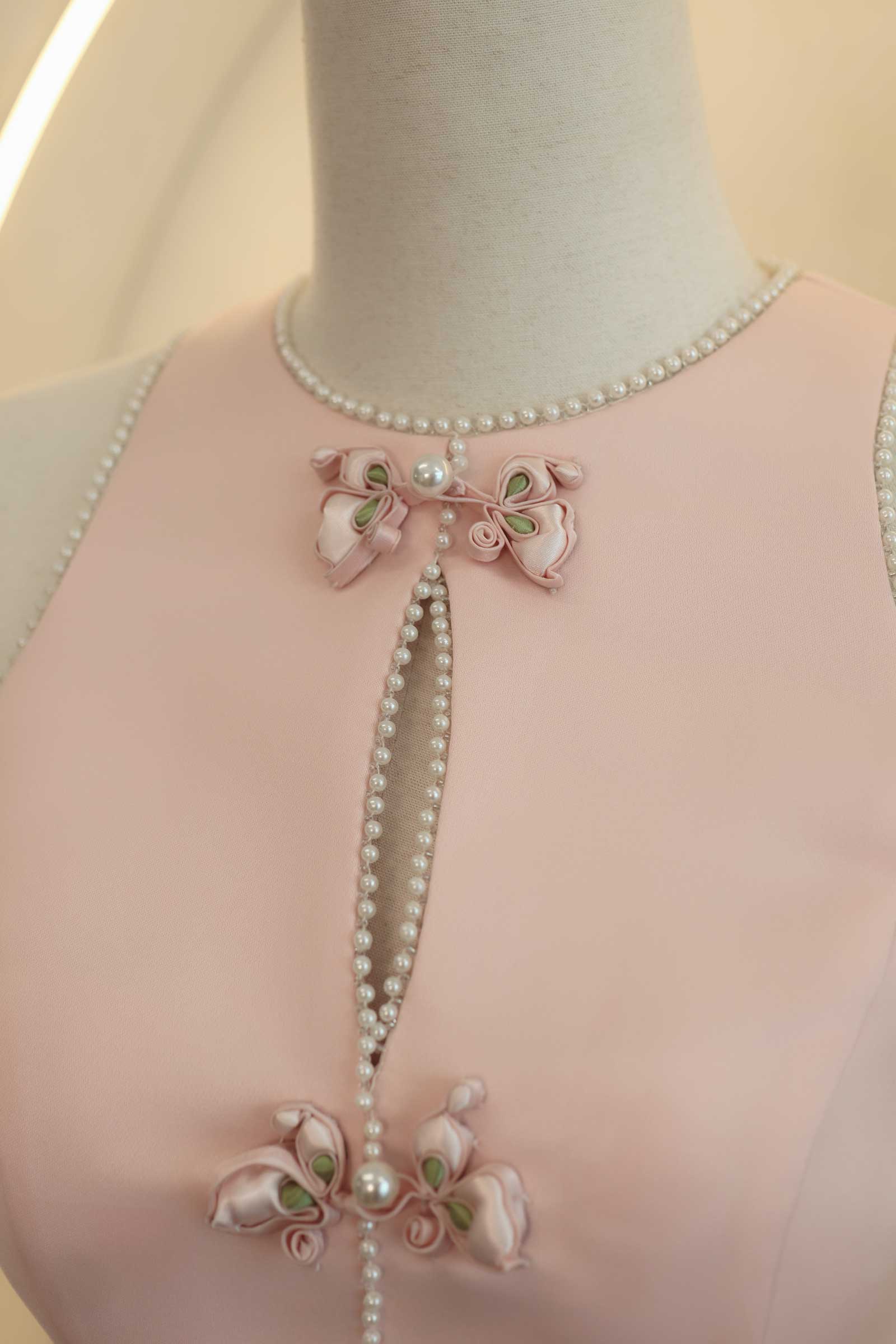 Ivy Qipao Top (Pink) - Image 20