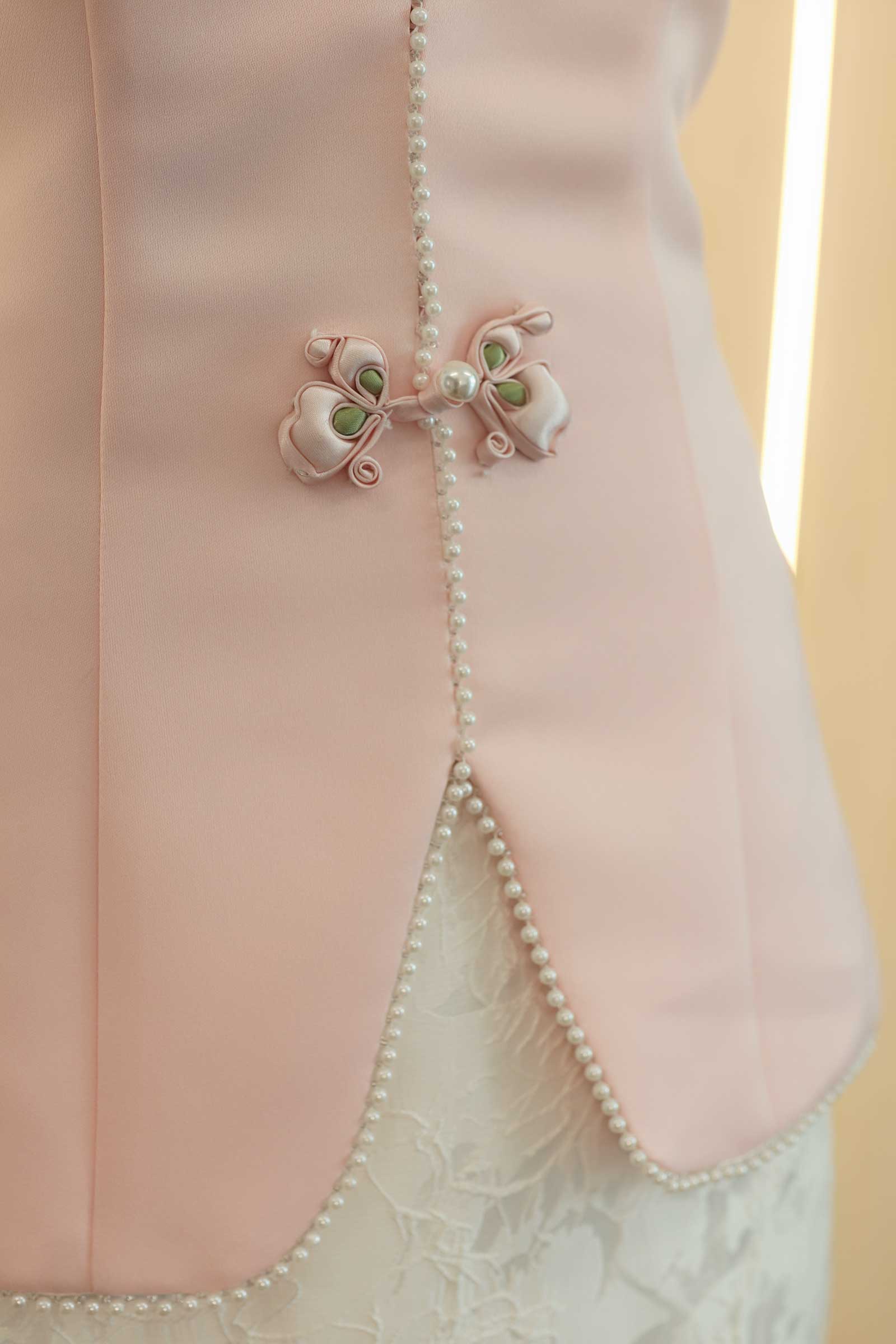 Ivy Qipao Top (Pink) - Image 22
