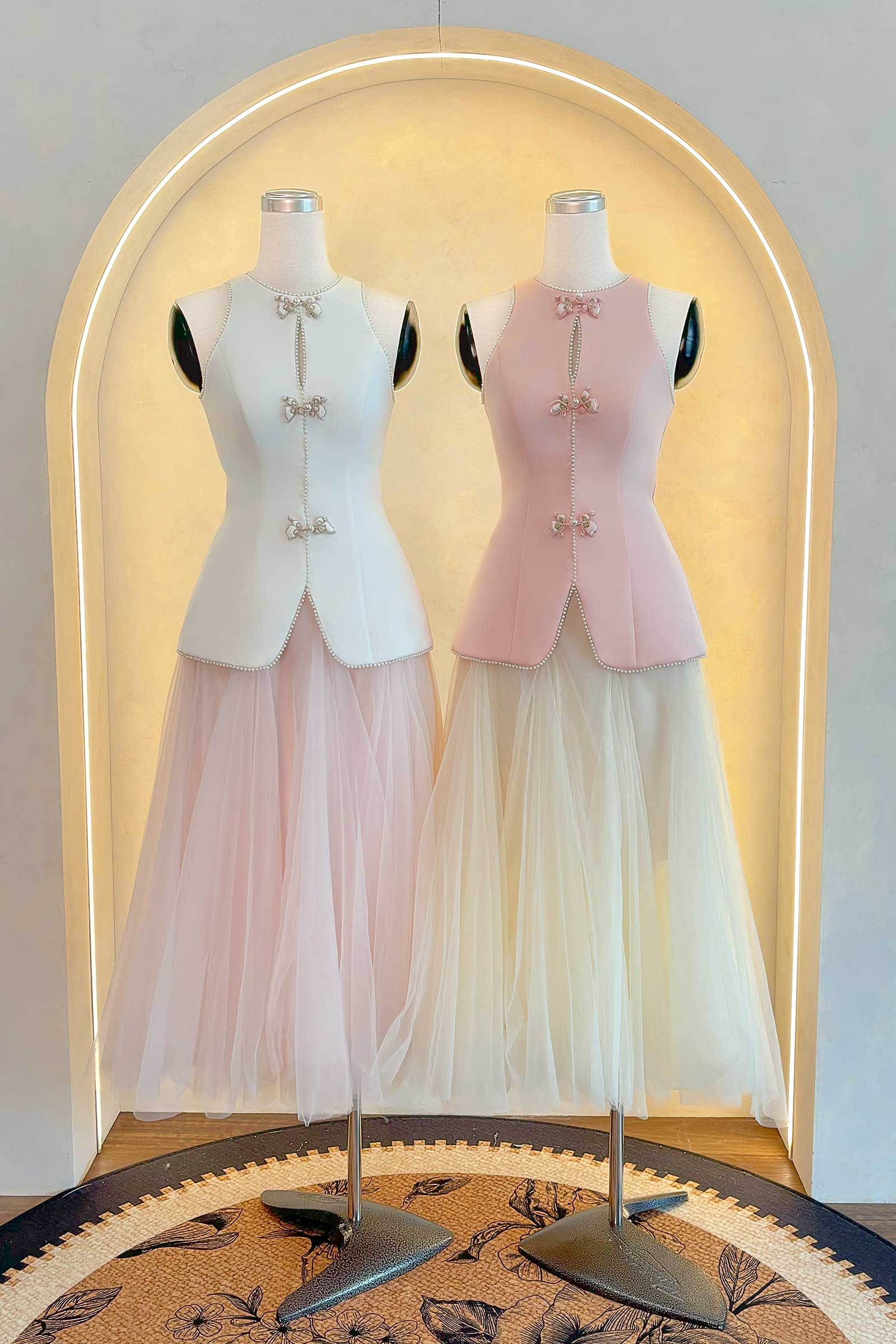 Ivy Qipao Top (Pink) - Image 24