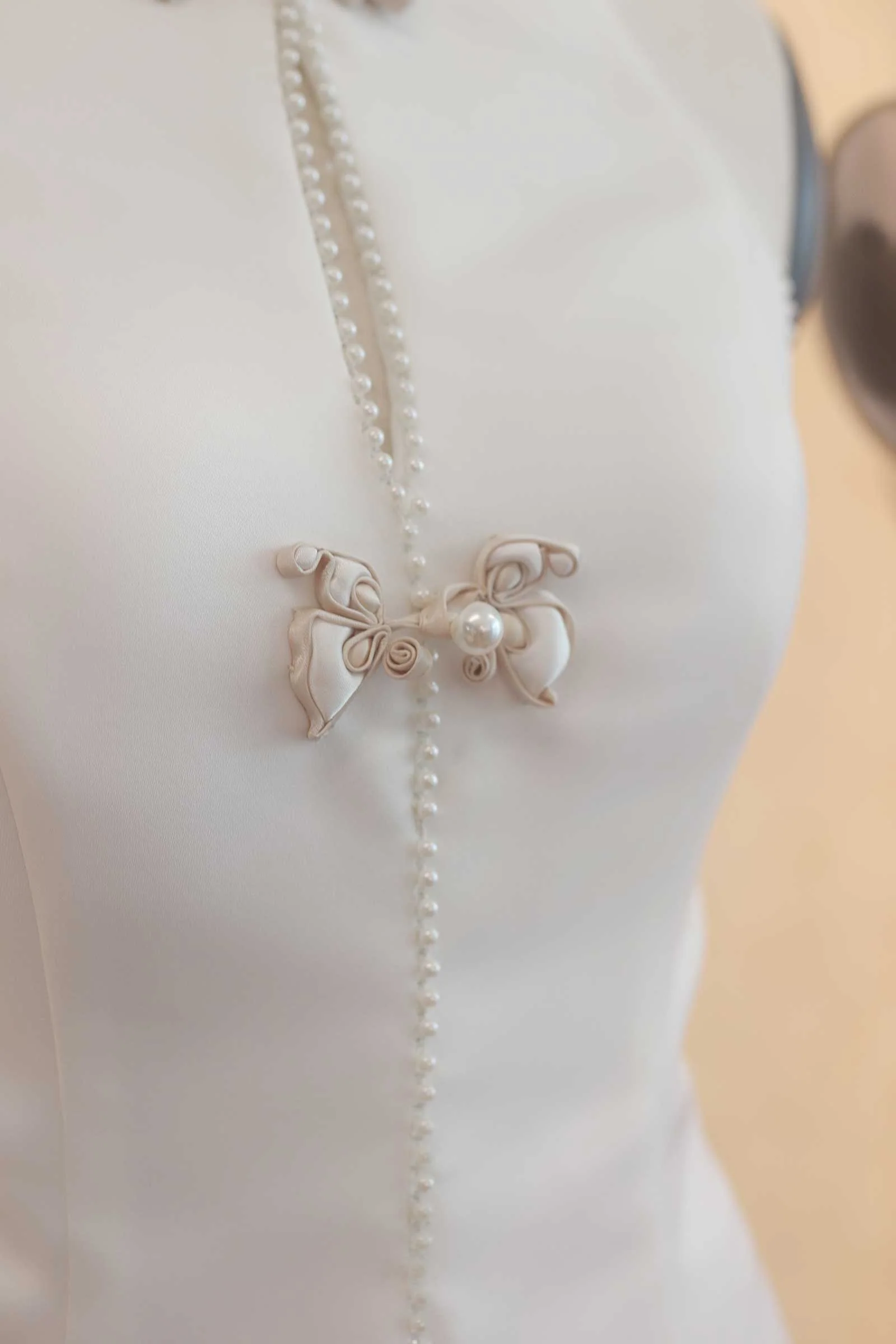 Ivy Qipao Top (White) - Image 6