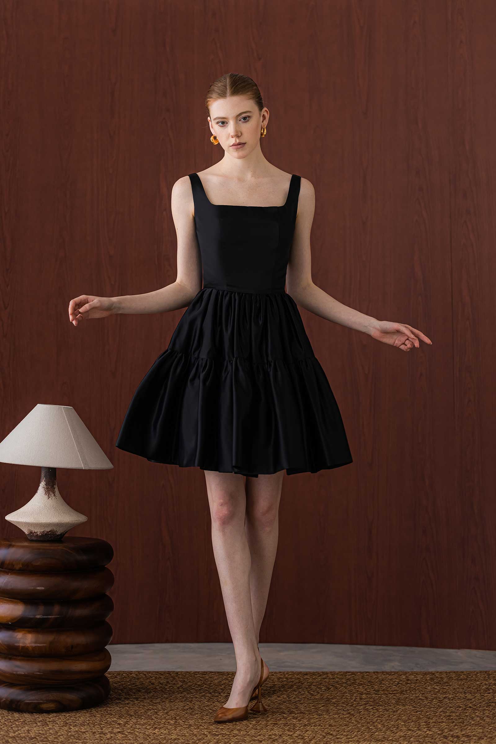 Daivin Dress (Black) - Image 5