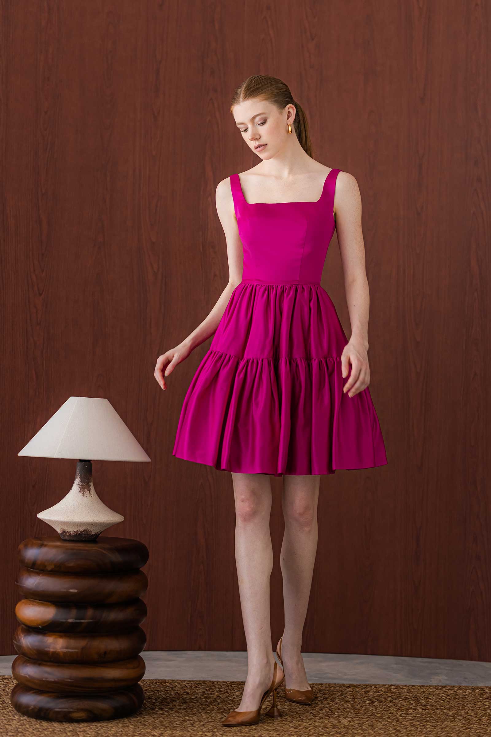 Daivin Dress (Fuschia) - Image 6